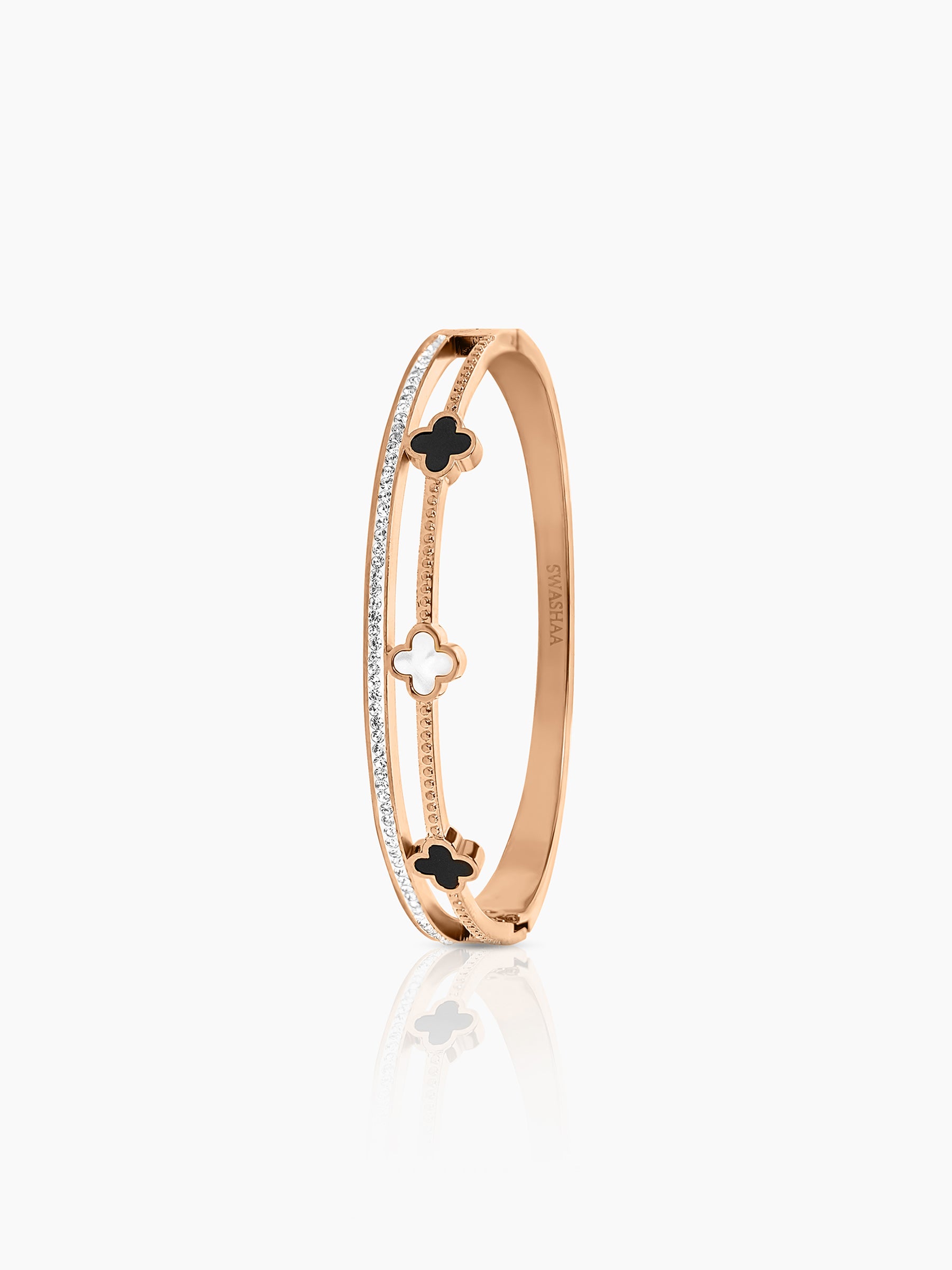 Kinsley Clover Rosegold Bracelet