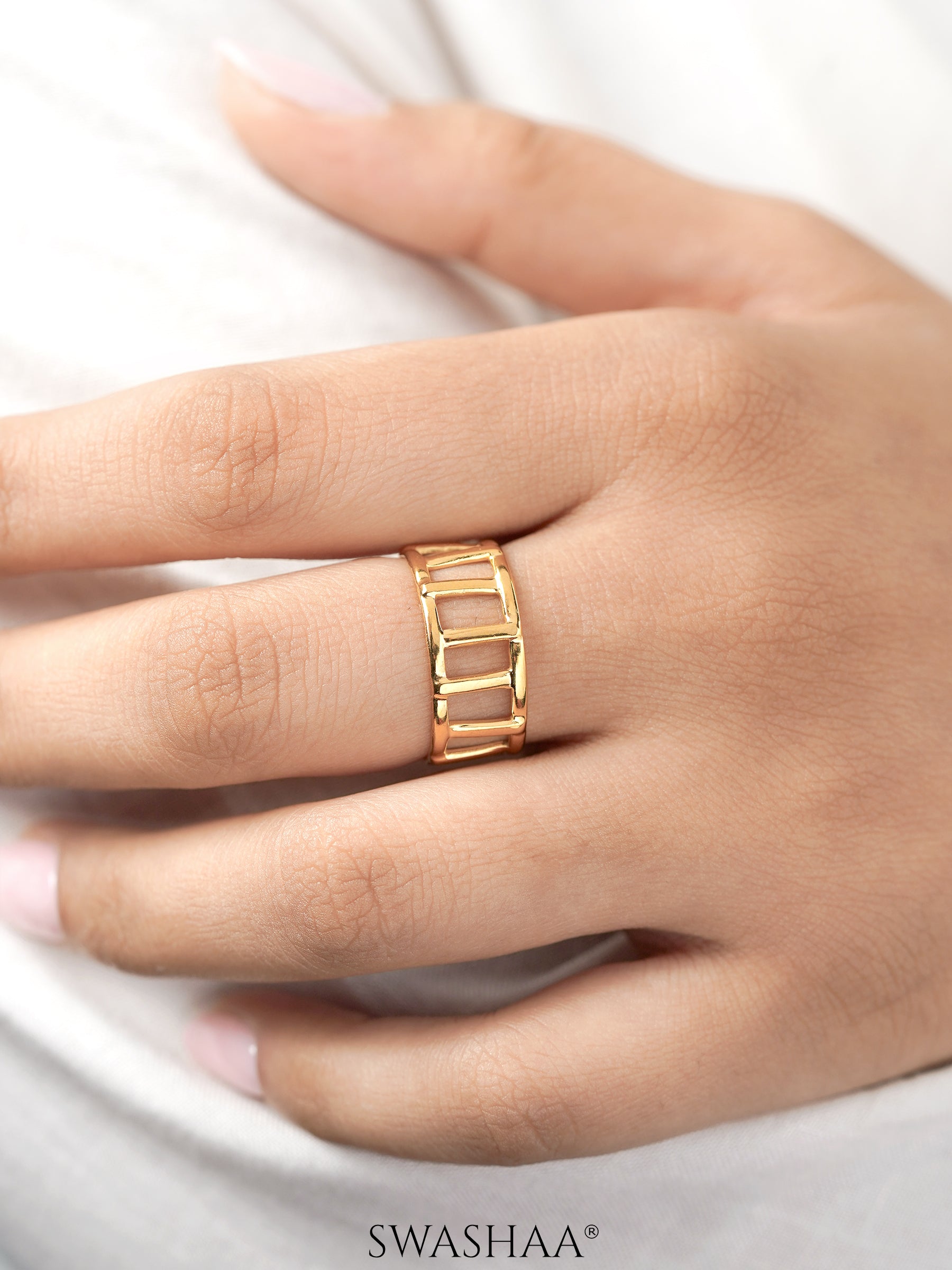 Kiya 18K Gold Plated Ring
