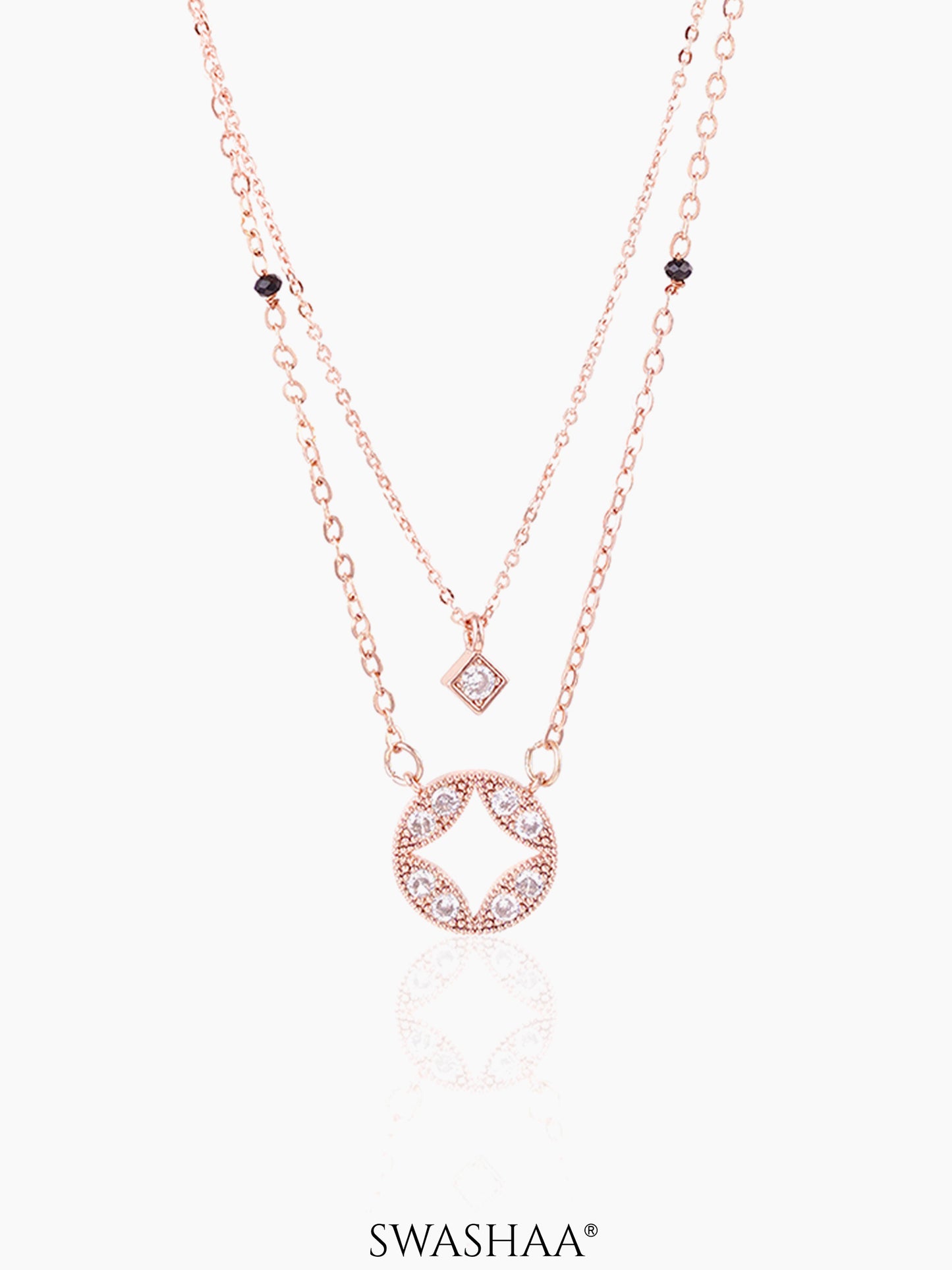 Lakshita Rosegold Plated Mangalsutra Rosegold