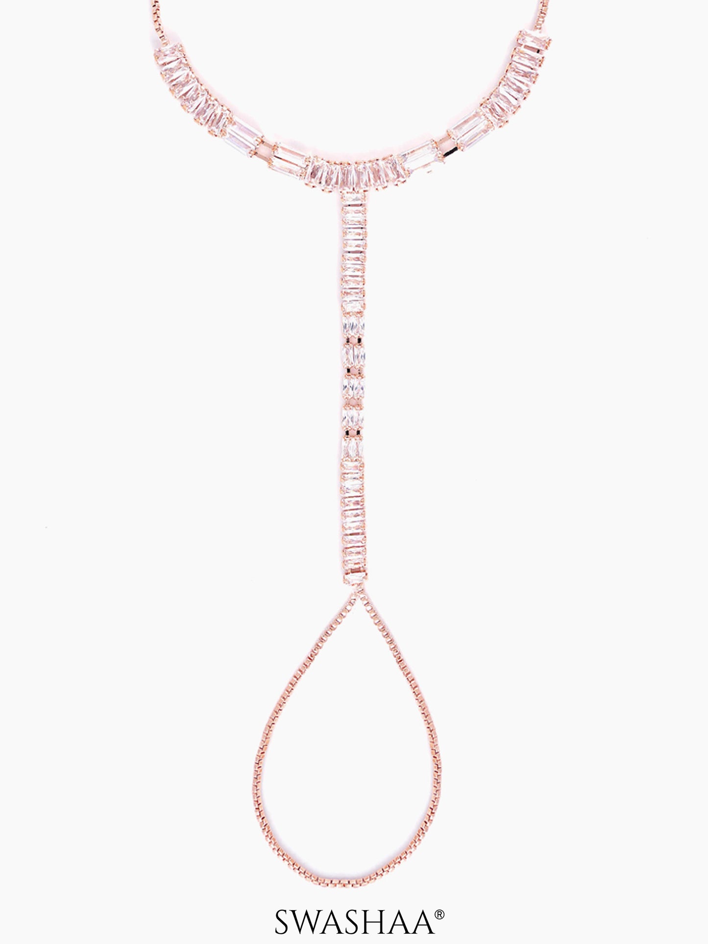 Lakshya Rosegold Plated Ring Bracelet