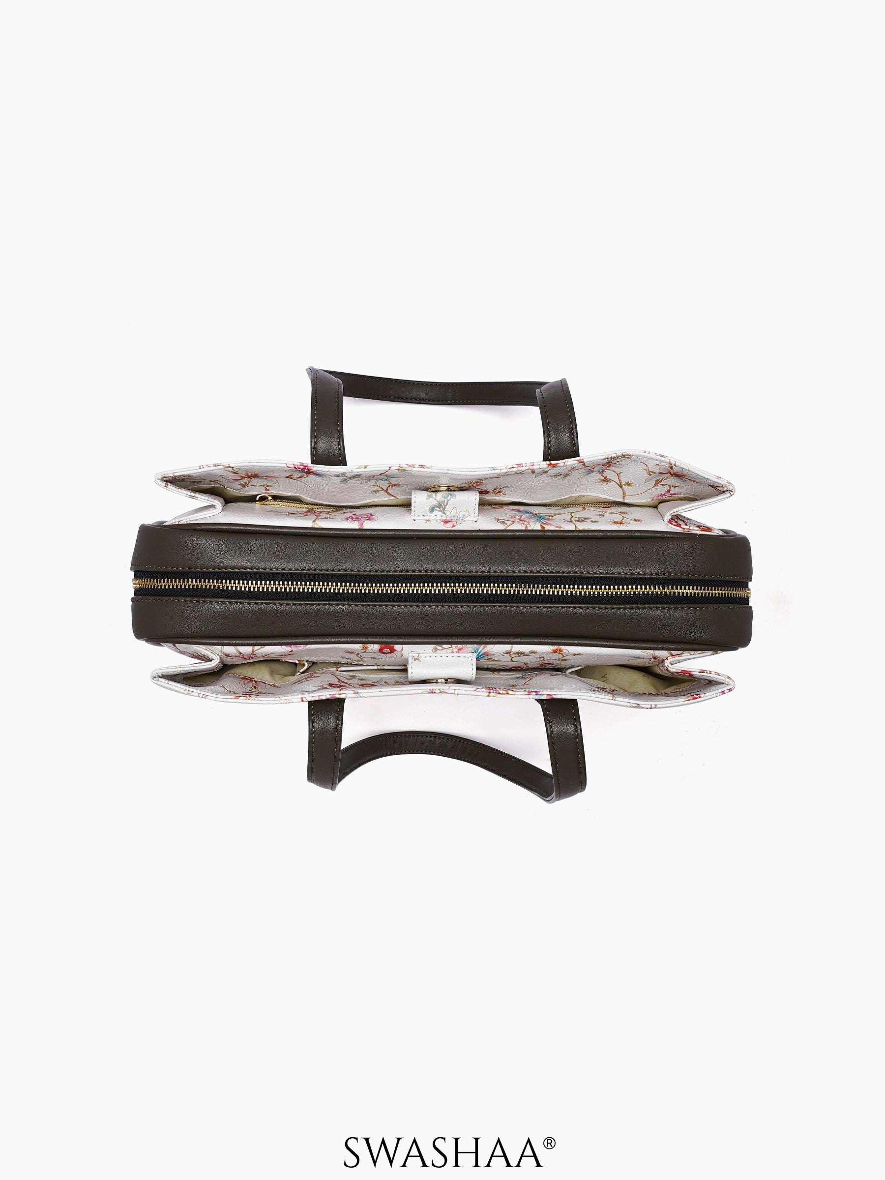 Lavish Loom Leather Tote Bag