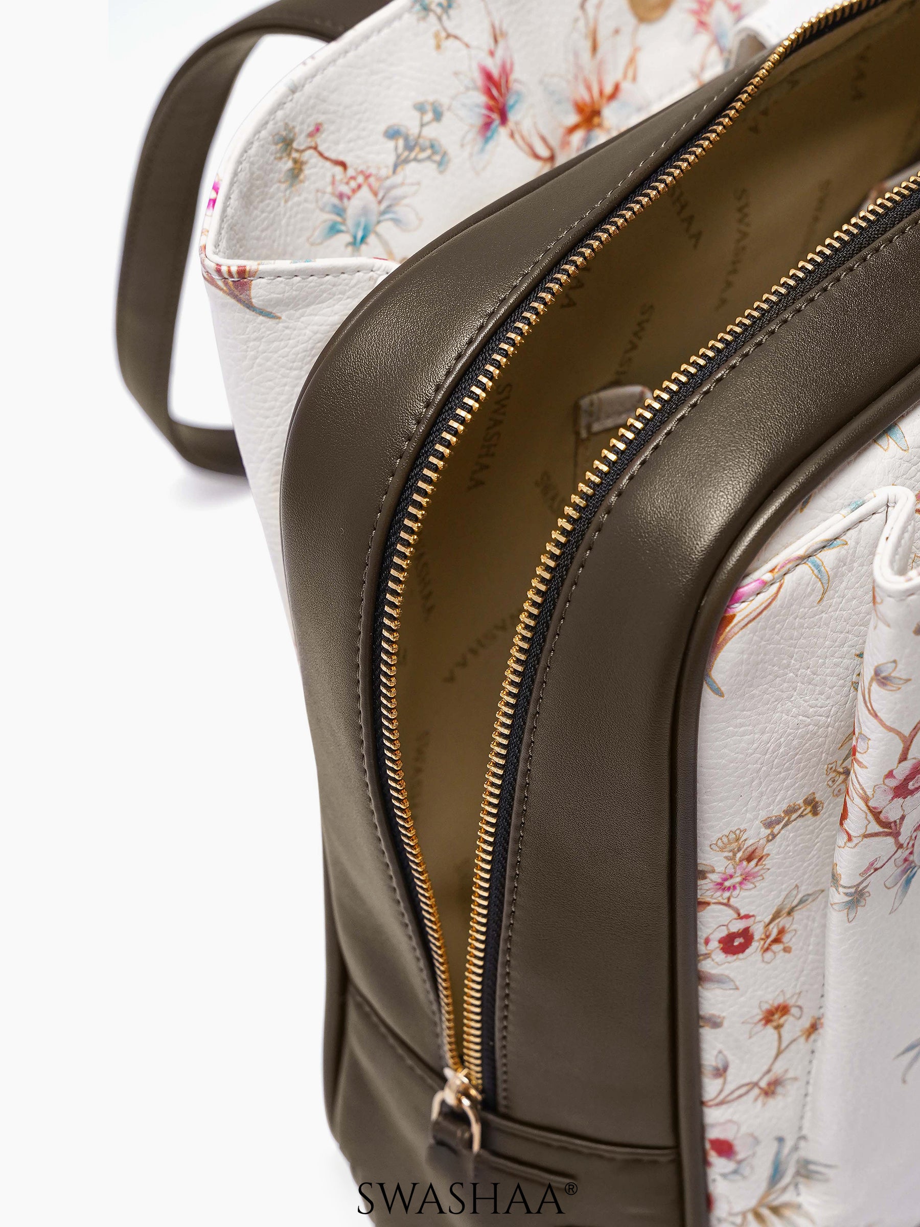 Lavish Loom Leather Tote Bag