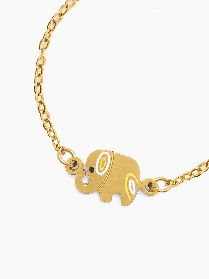 Lazy Elephant 18K Gold Plated Kid's Bracelet