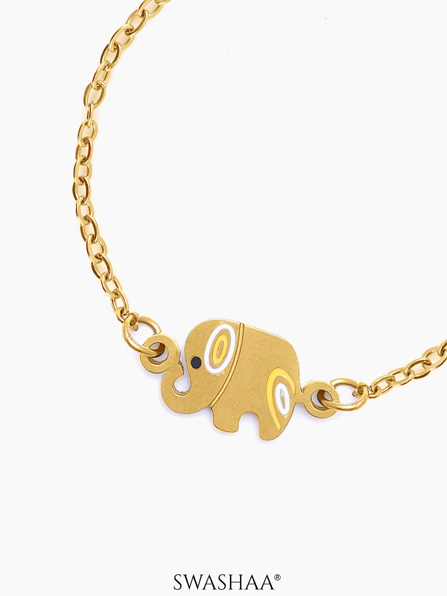 Lazy Elephant 18K Gold Plated Kid's Bracelet