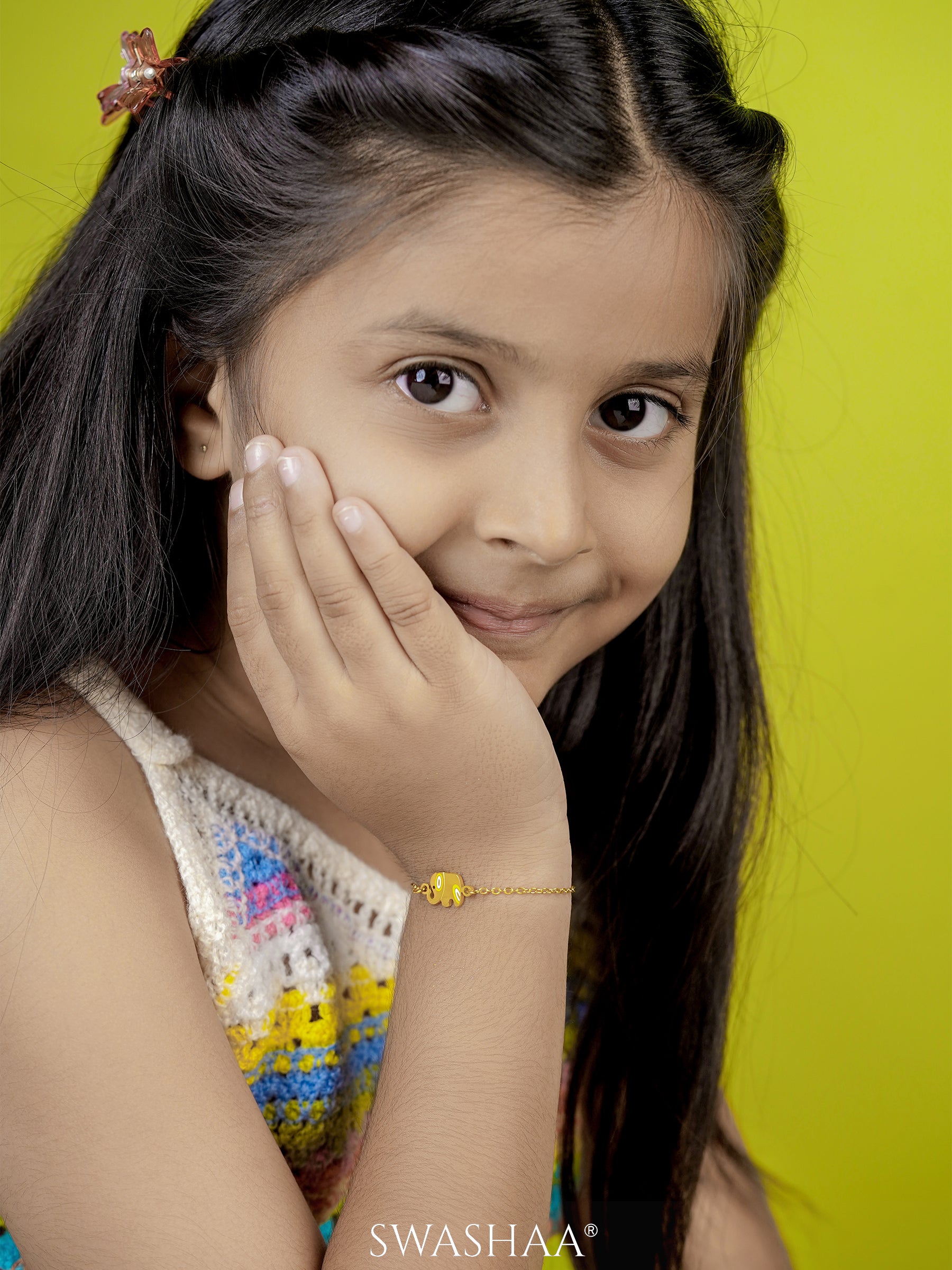 Lazy Elephant 18K Gold Plated Kid's Bracelet