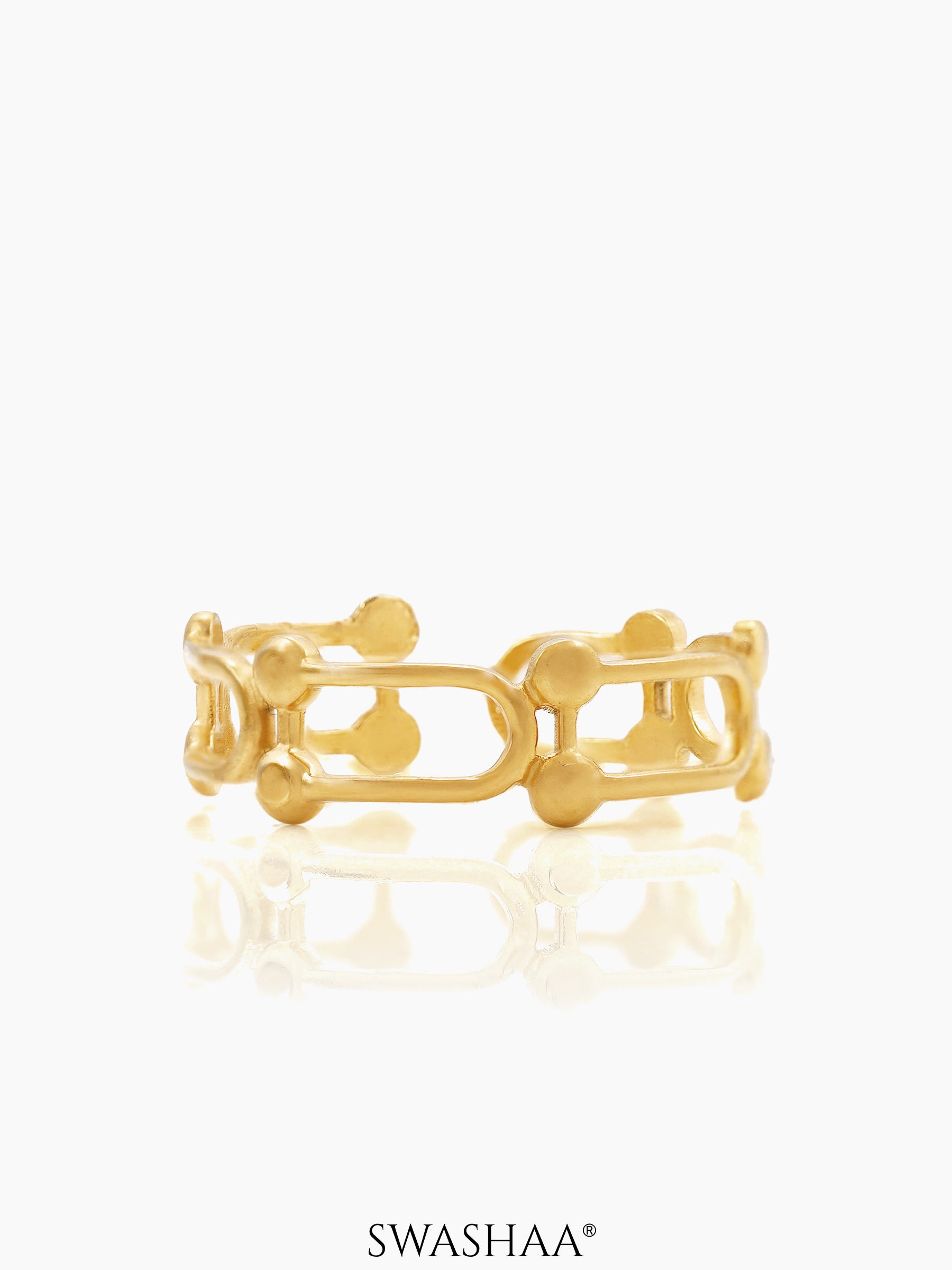 Levi 18K Gold Plated Ring Gold