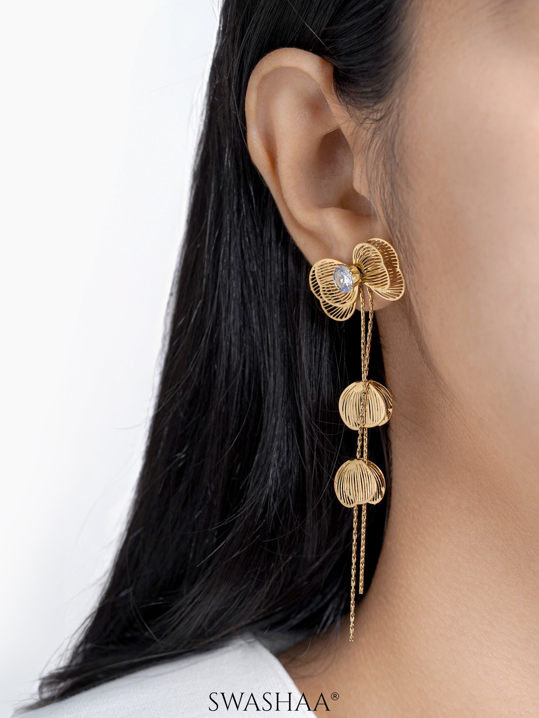 Liressa Bow Women's Drop Earrings