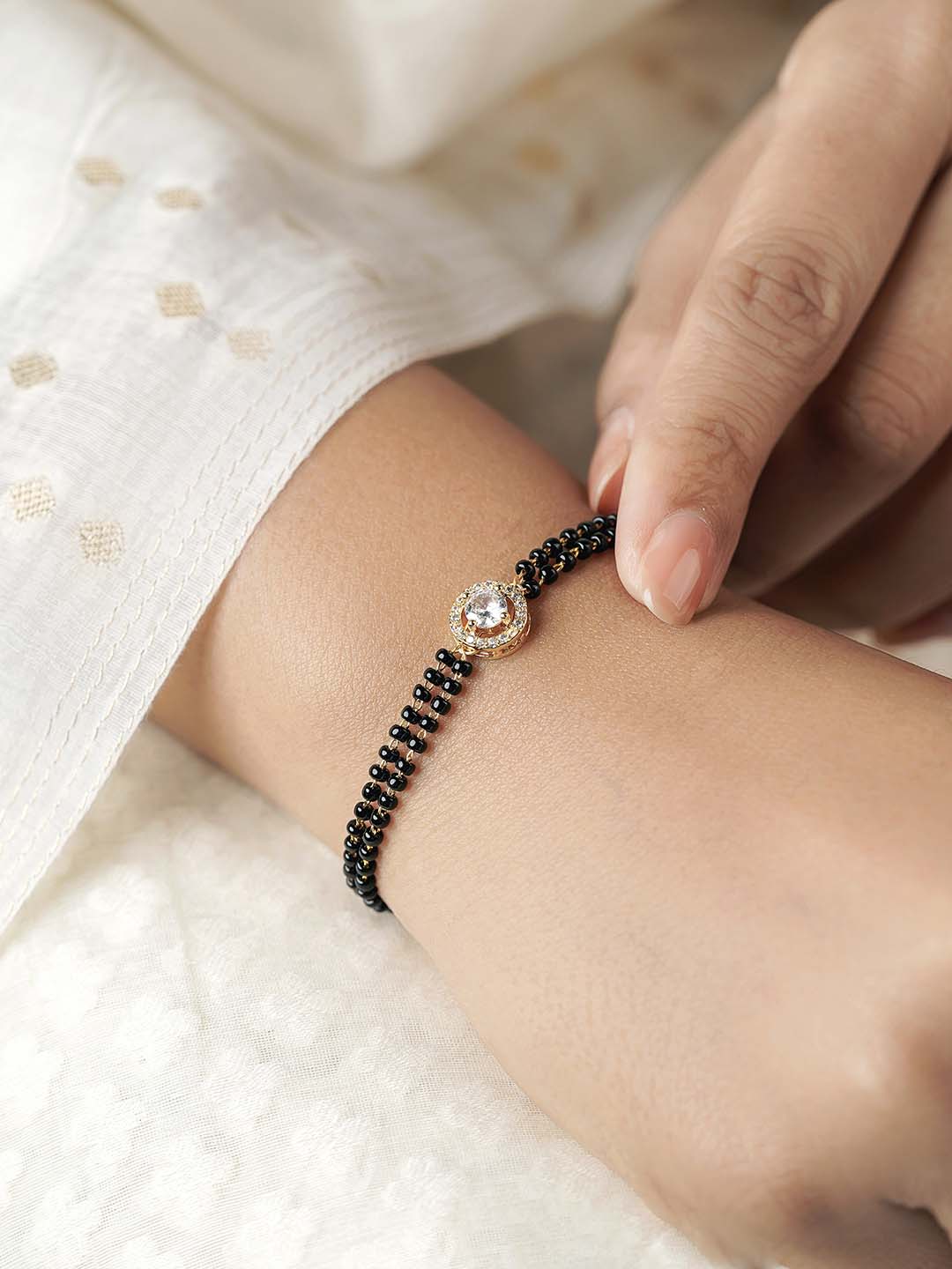 Lisa Diamond Mangalsutra Bracelet