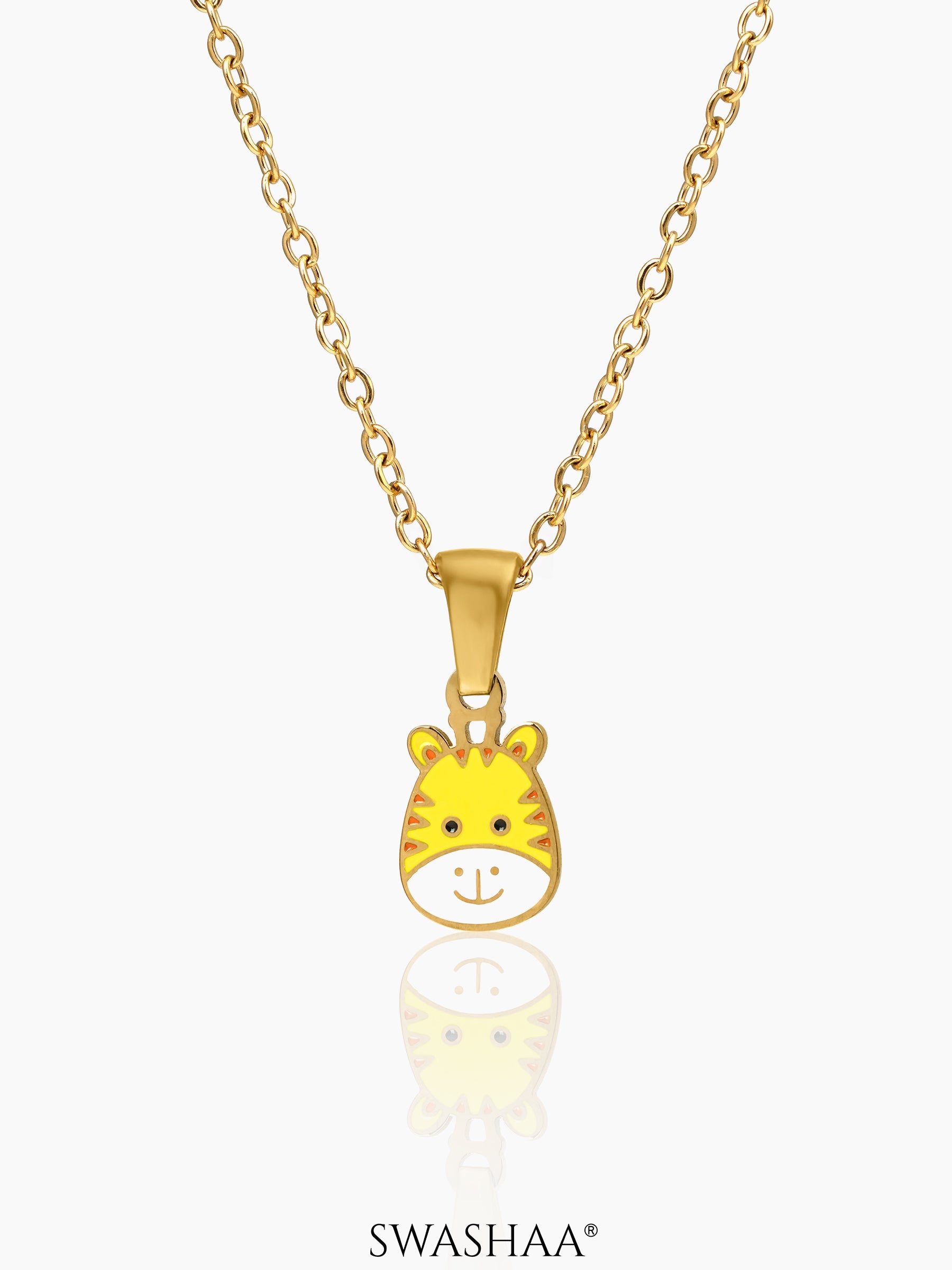 Little Giraffe 18K Gold Plated Kid's Chain Pendant Gold