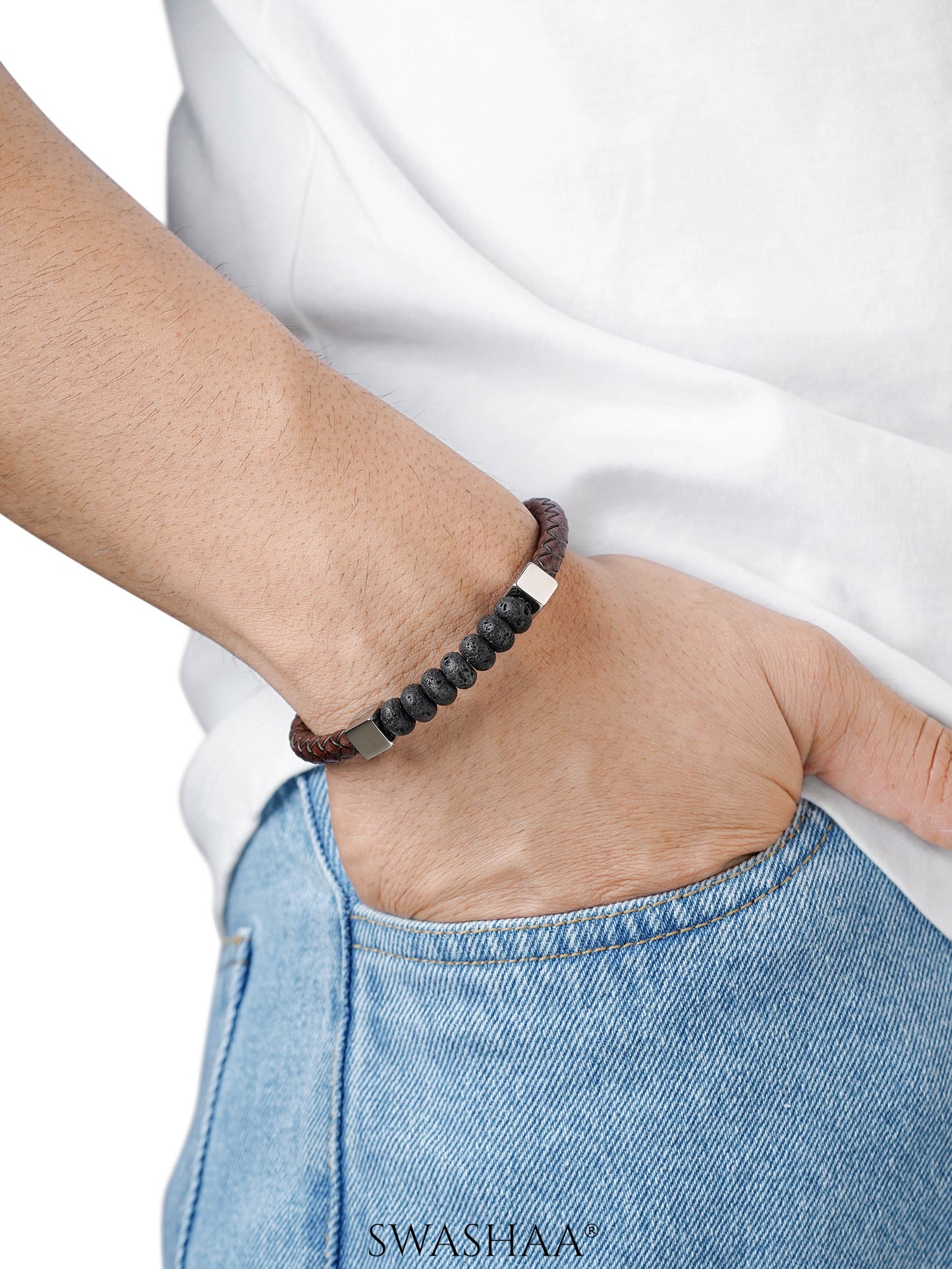 Lorel Men's Leather Bracelet