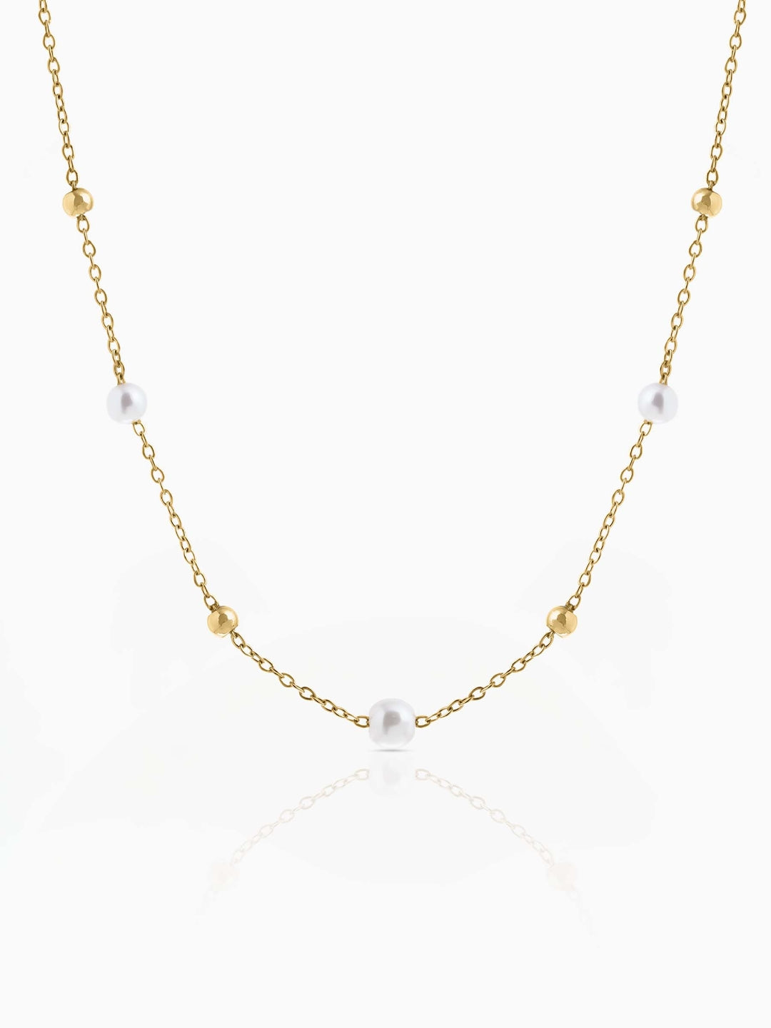 Luni Pearl 18K Gold Plated Kid’s Necklace Gold