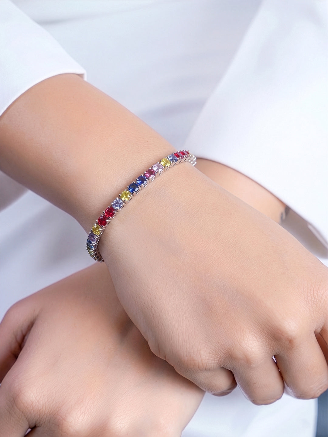 Lunira Multi Diamond Tennis Bracelet