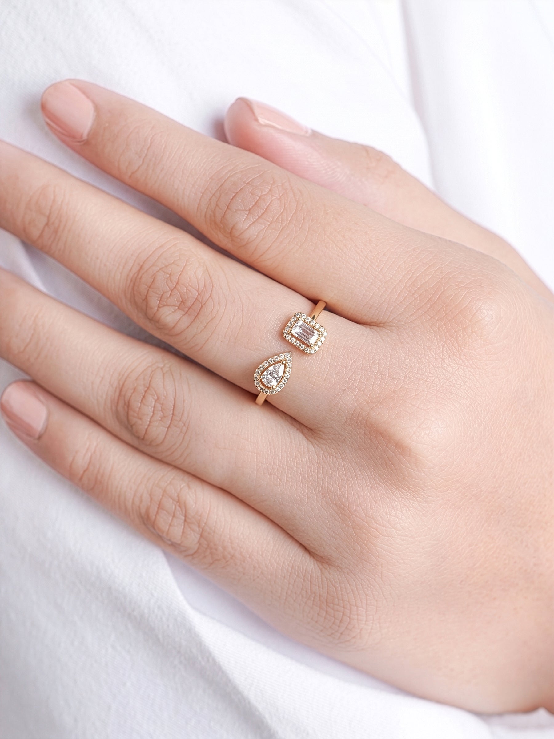 Lurella Solitaire 18K Gold Plated Women's Ring