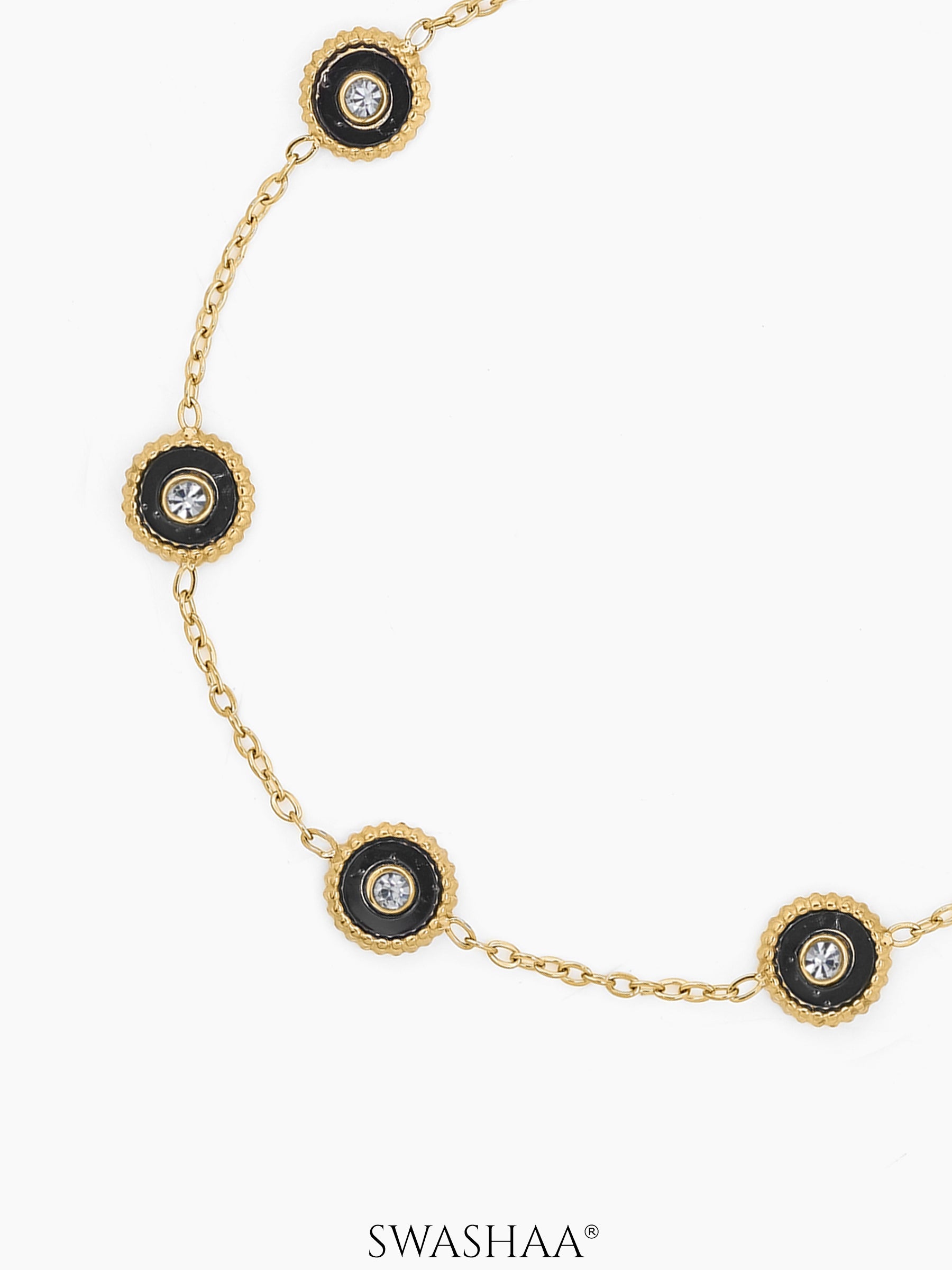 Maelis Black Charms Bracelet