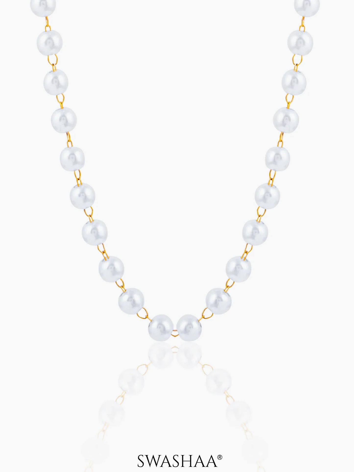Manarch Pearls 18K Gold Plated Men's Necklace Chain 23'' Gold