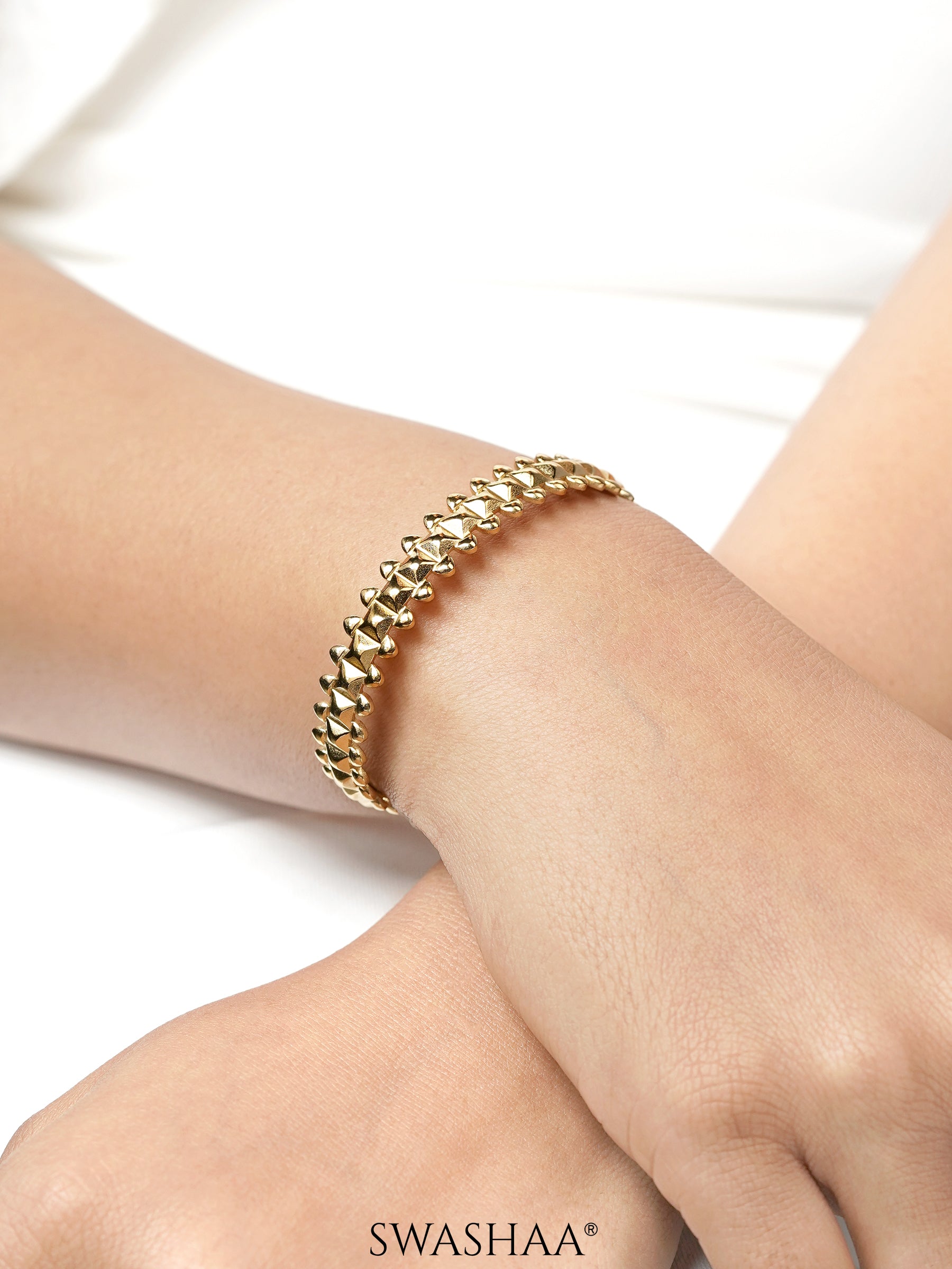 Manya 18K Gold Plated Bracelet