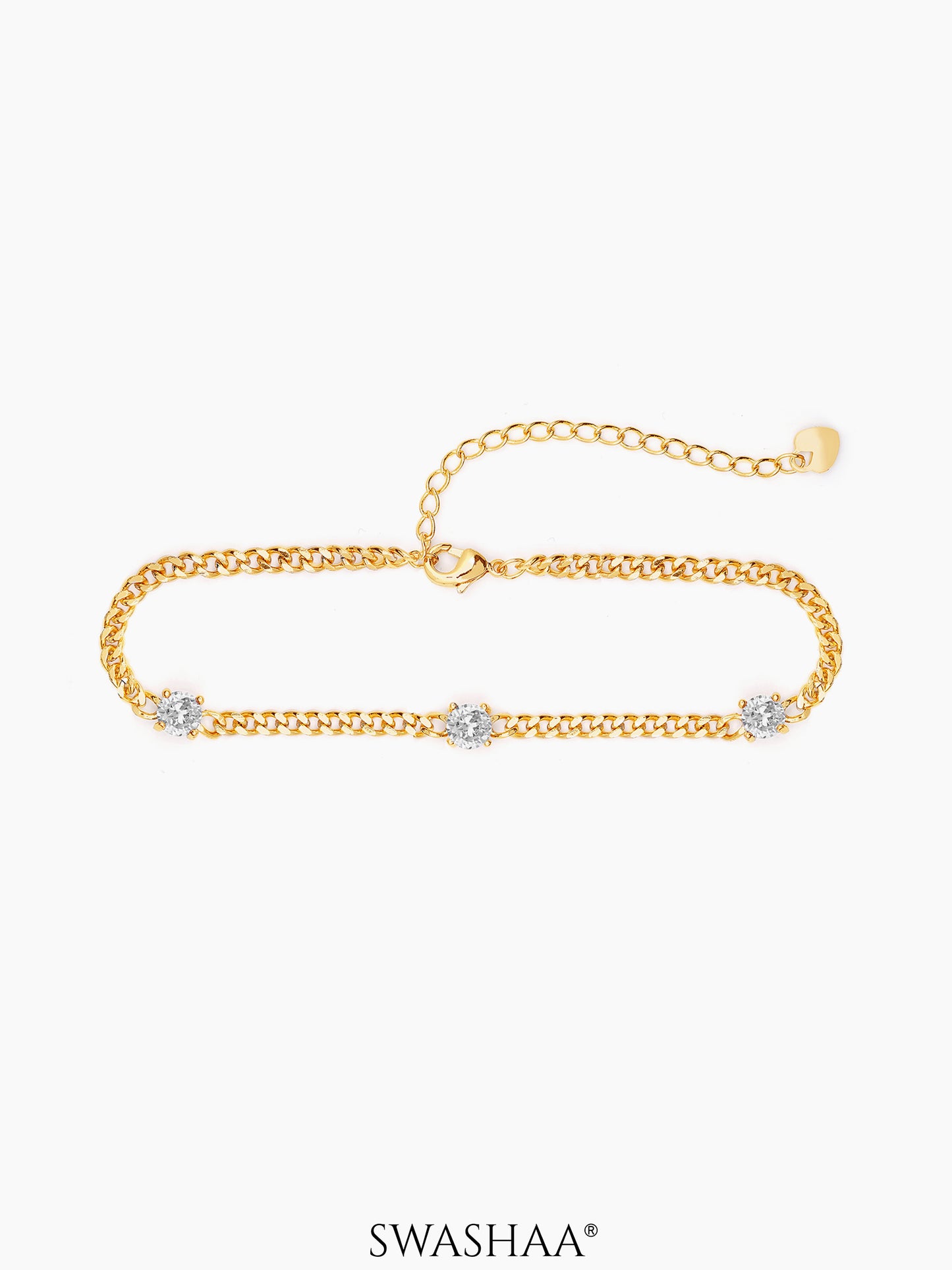 Margaret 18K Gold Plated Bracelet White Gold