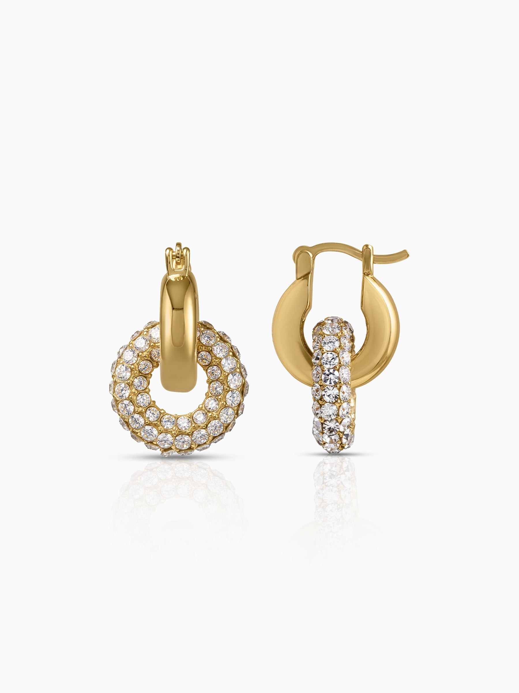 Marisa Hoop Earrings Two Tone