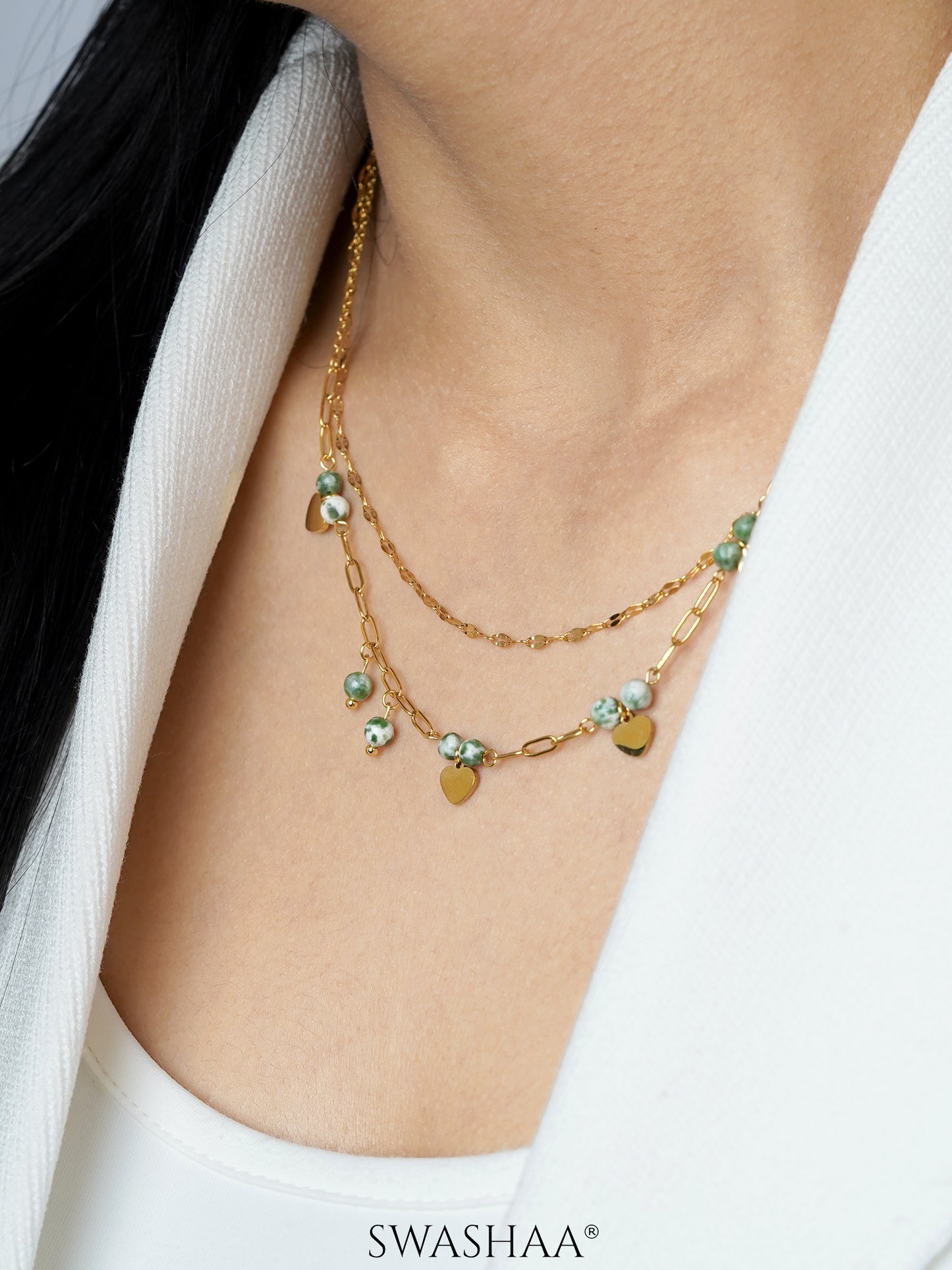 Marsha Beads 18K Gold Plated Necklace