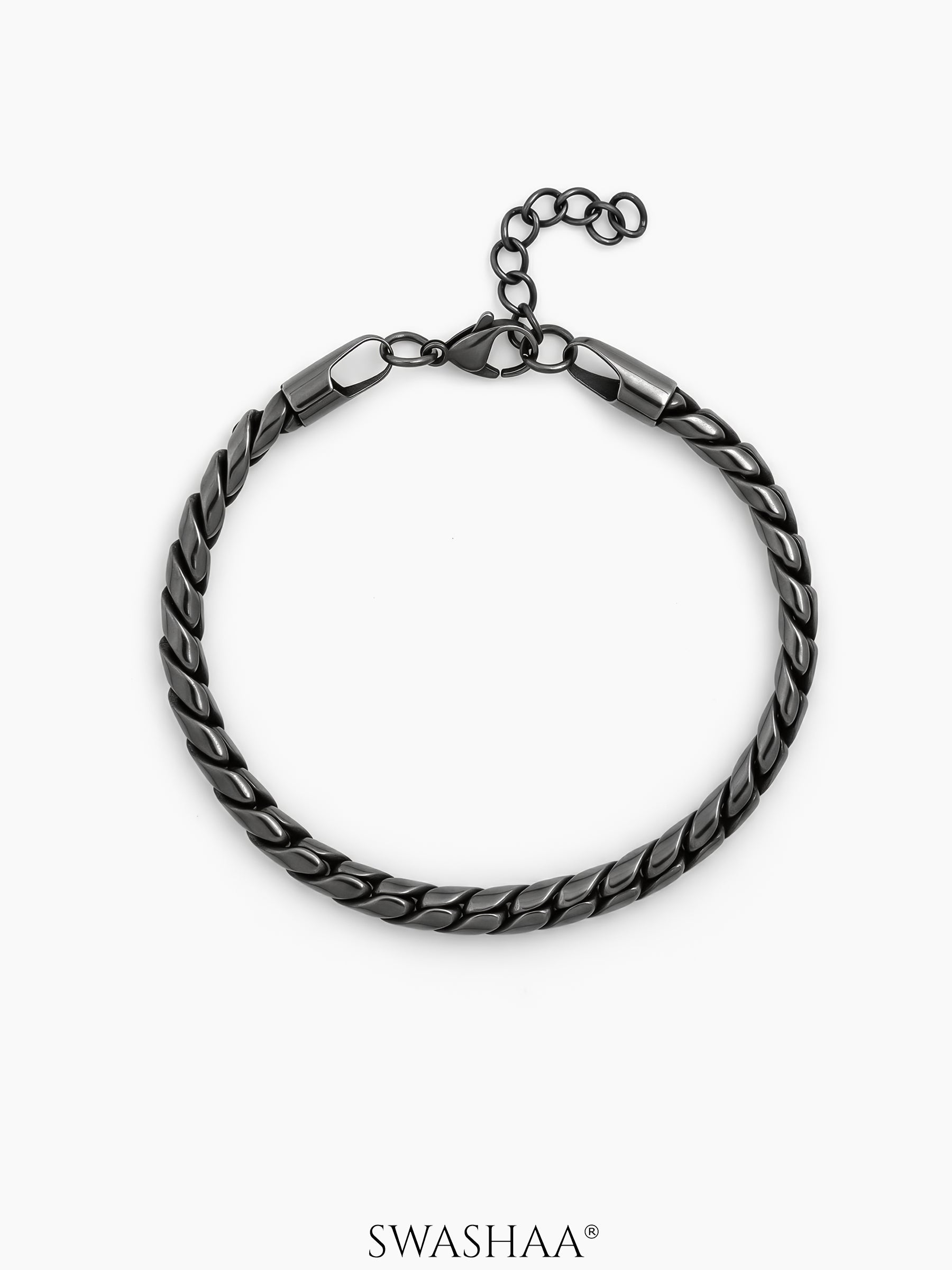 Marvion Link Men's Bracelet Black