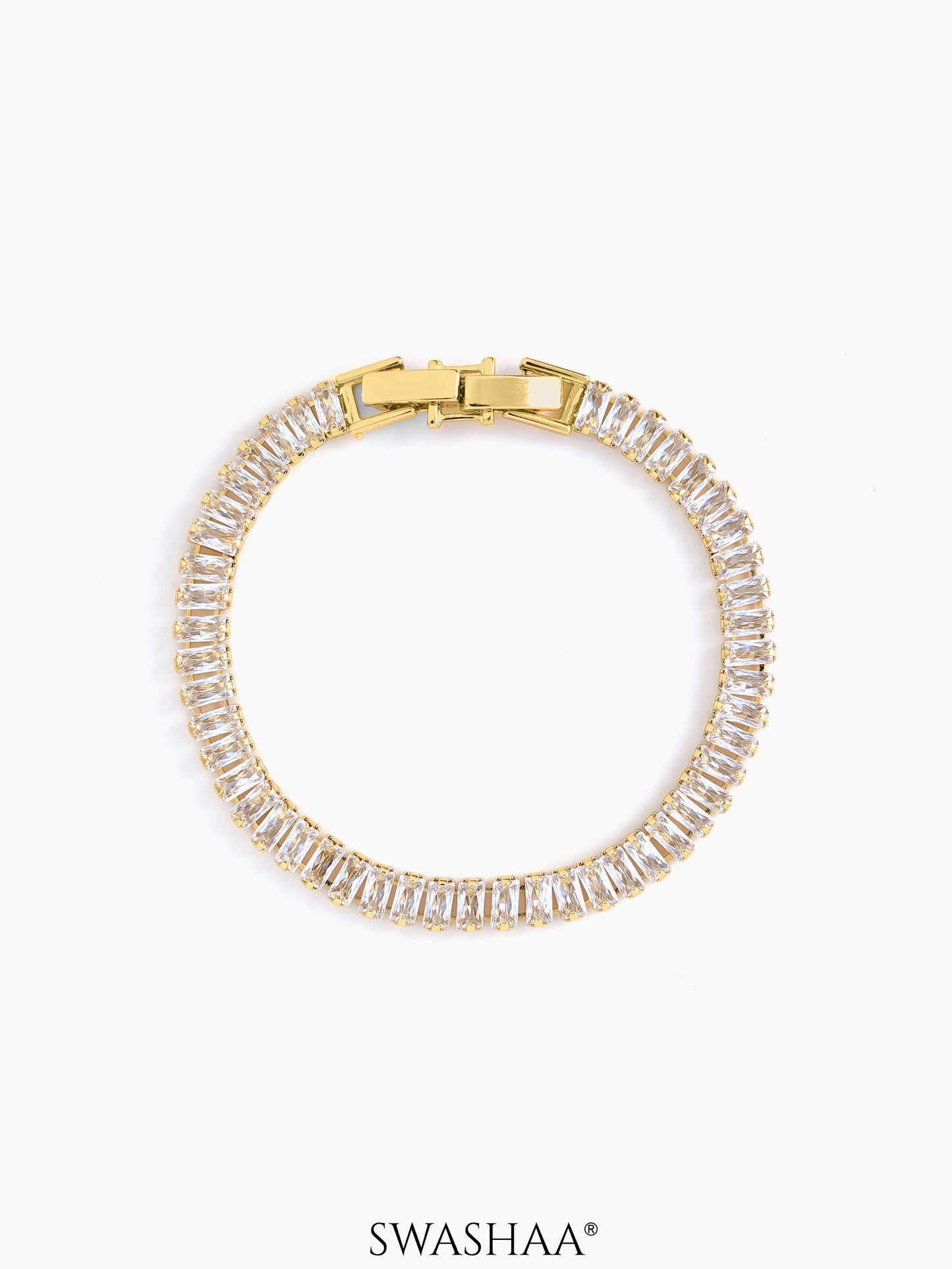 Meadow Baguette Bracelet Gold