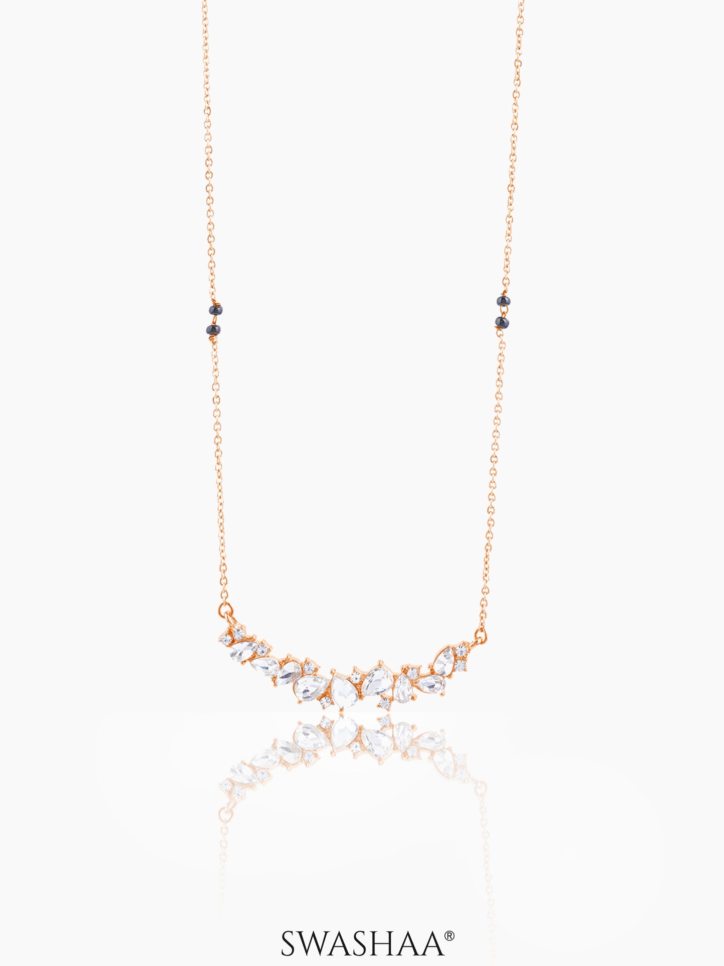 Meera Mangalsutra Rosegold Plated