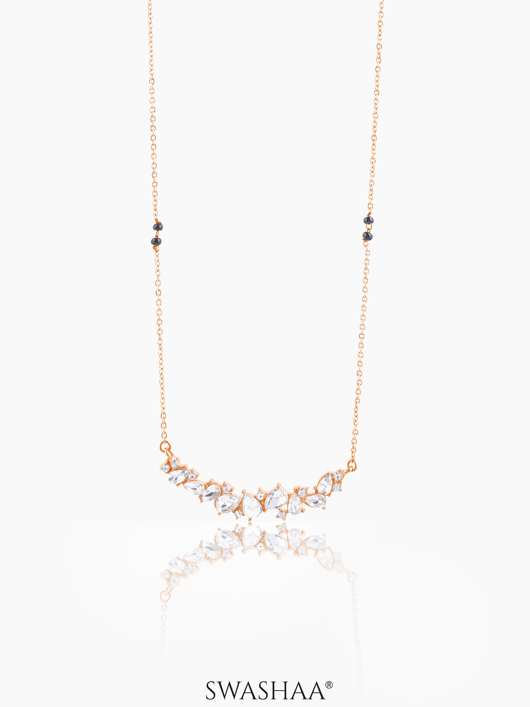 Meera Mangalsutra Rosegold Plated