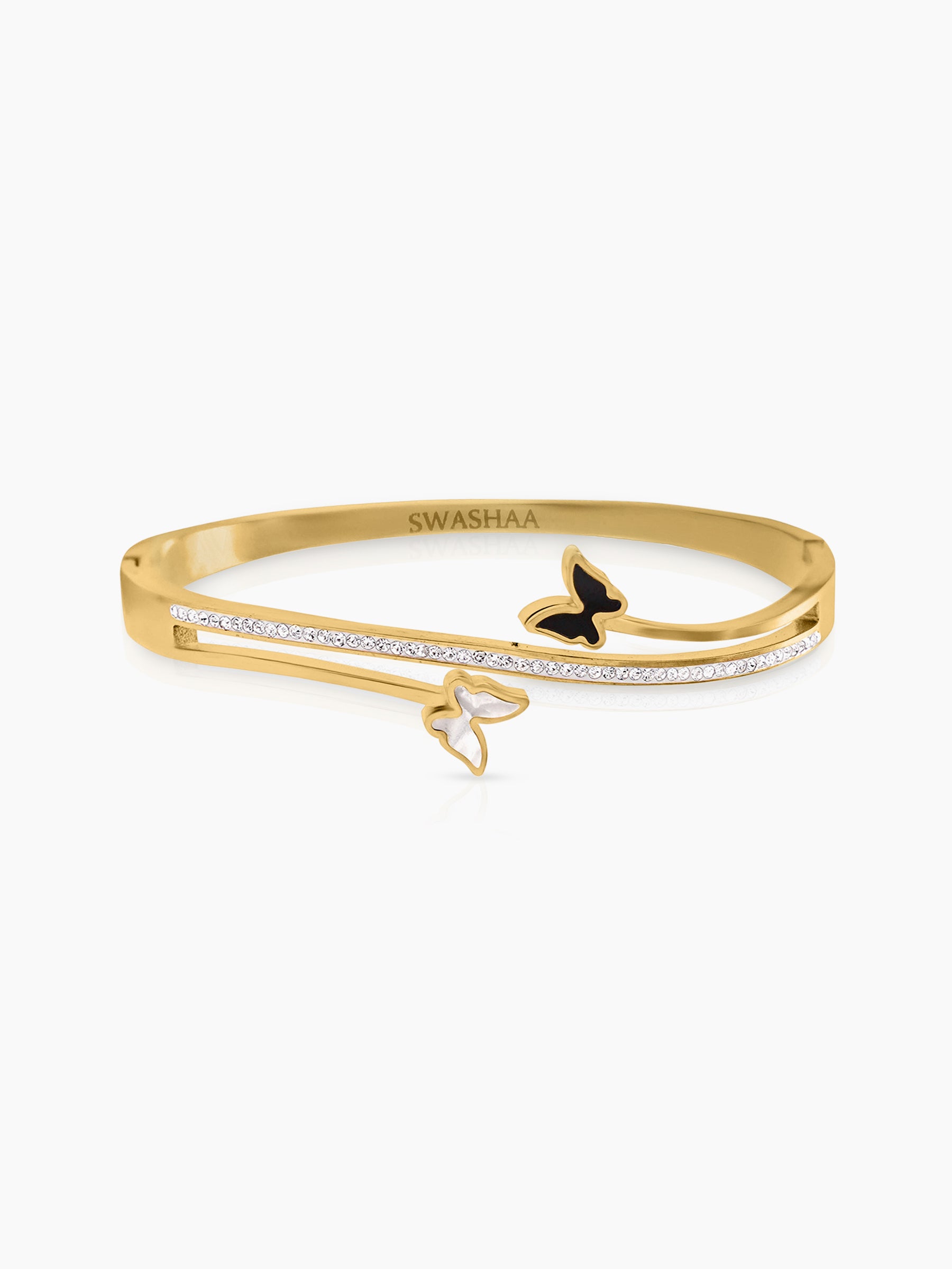 Meghan Butterfly 18K Gold Plated Bracelet