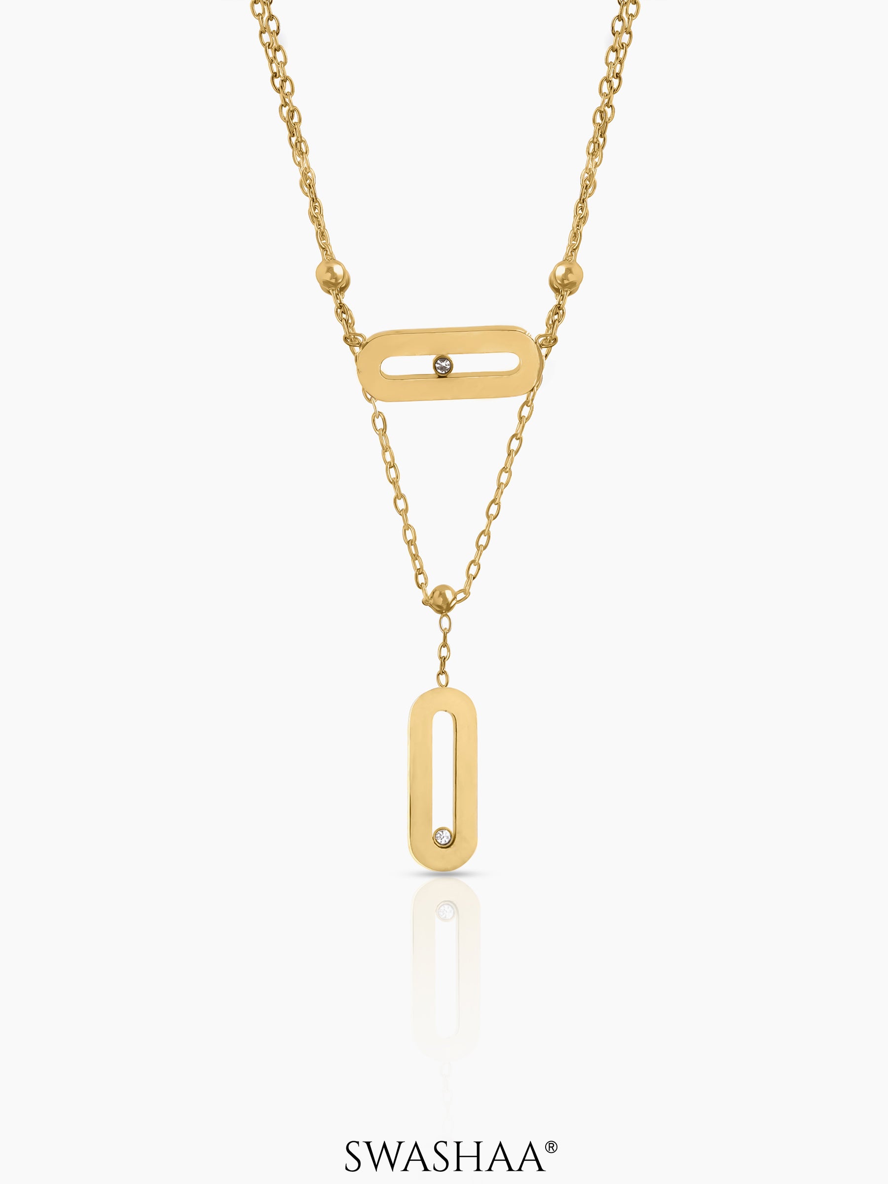 Meluri Layered 18K Gold Plated Necklace Gold