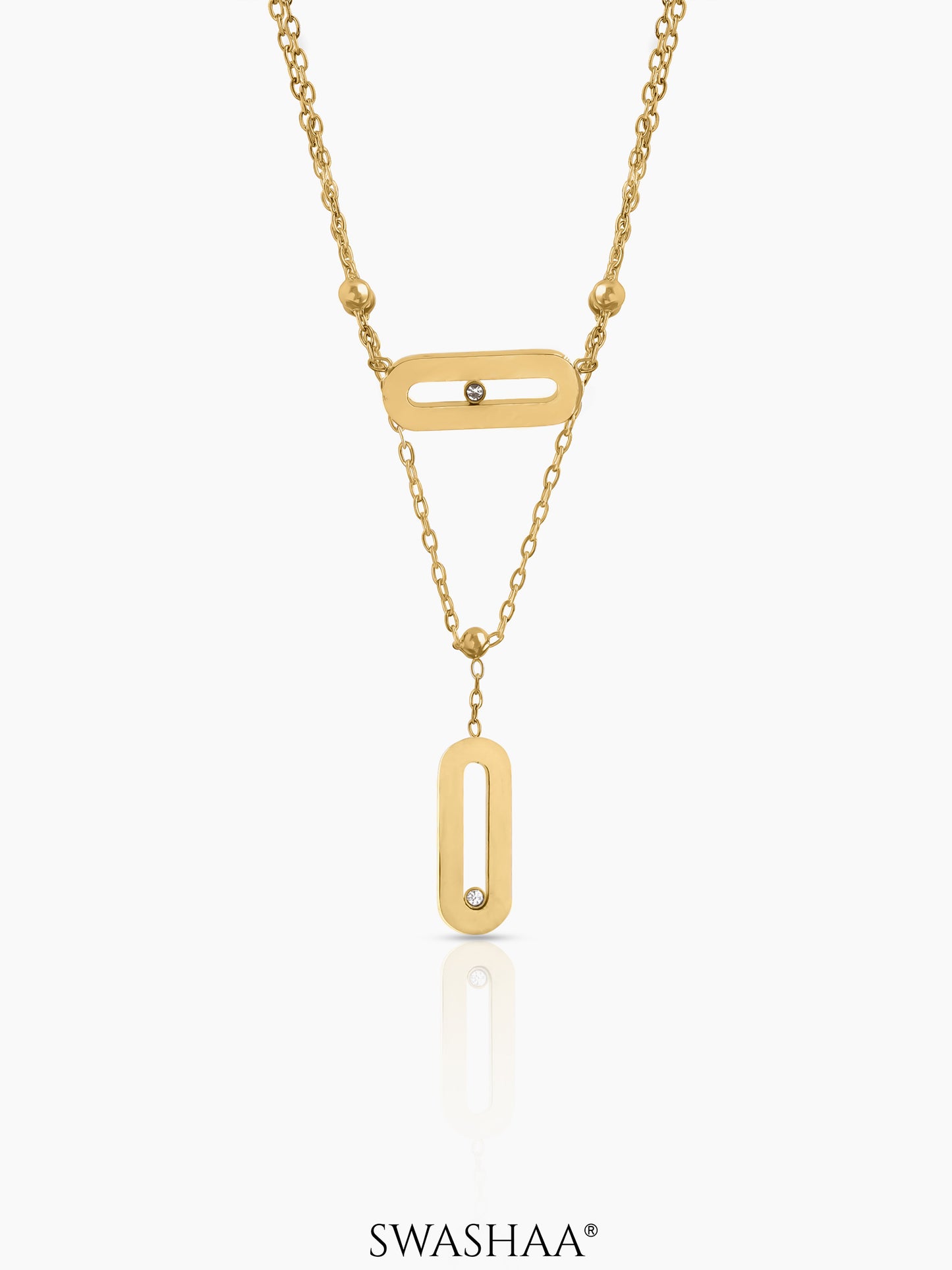 Meluri Layered 18K Gold Plated Necklace Gold