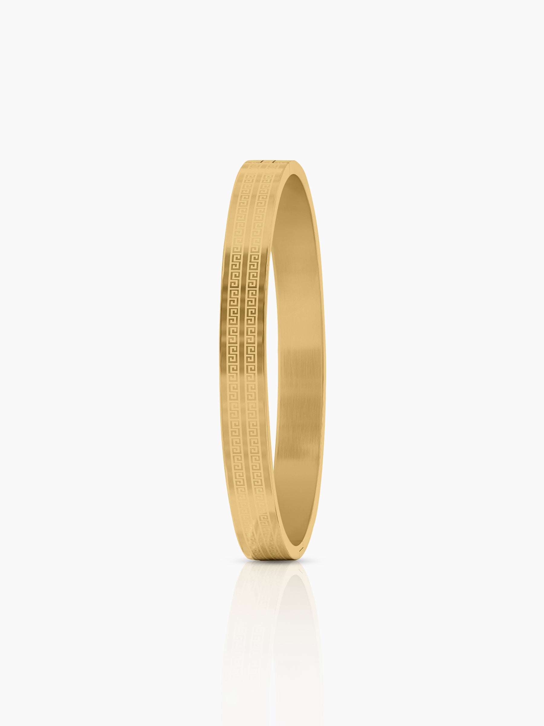 Miliano 18K Gold Plated Men's Kada Gold