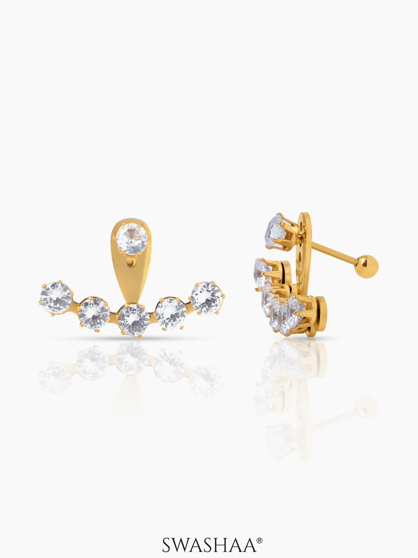 Minsk 18K Gold Plated Earrings Gold