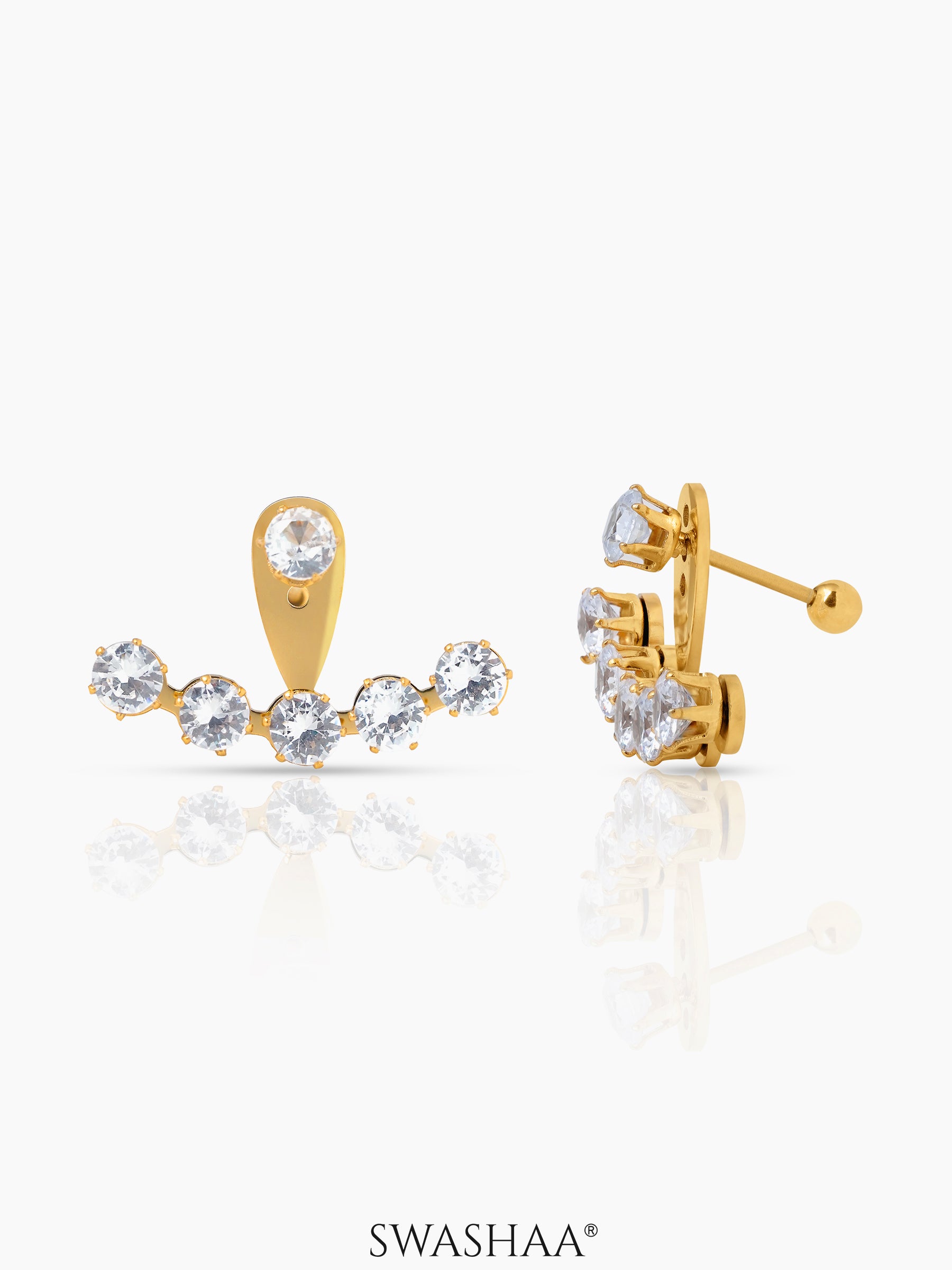 Minsk 18K Gold Plated Earrings Gold