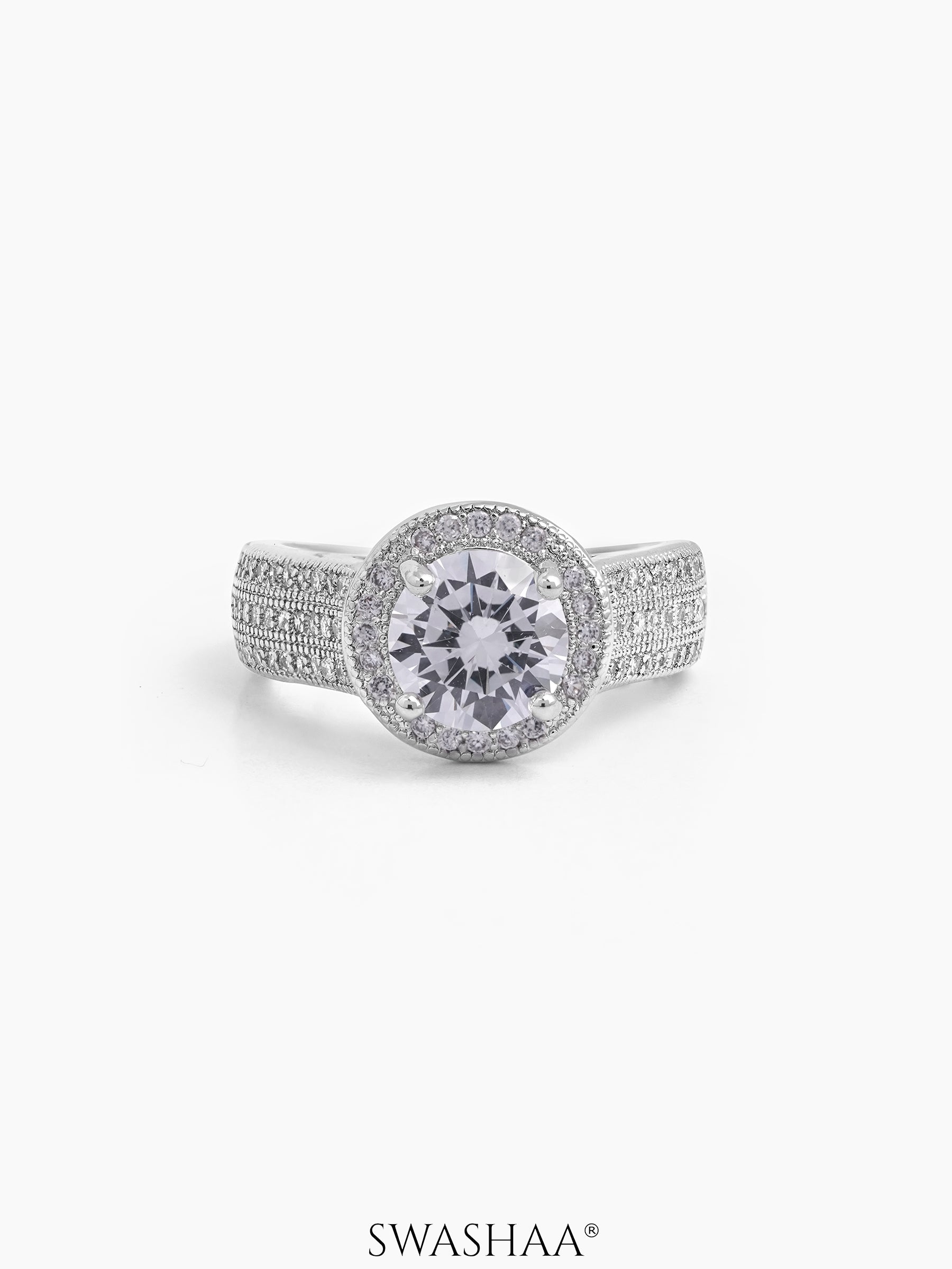 Mirra Round Solitaire Ring