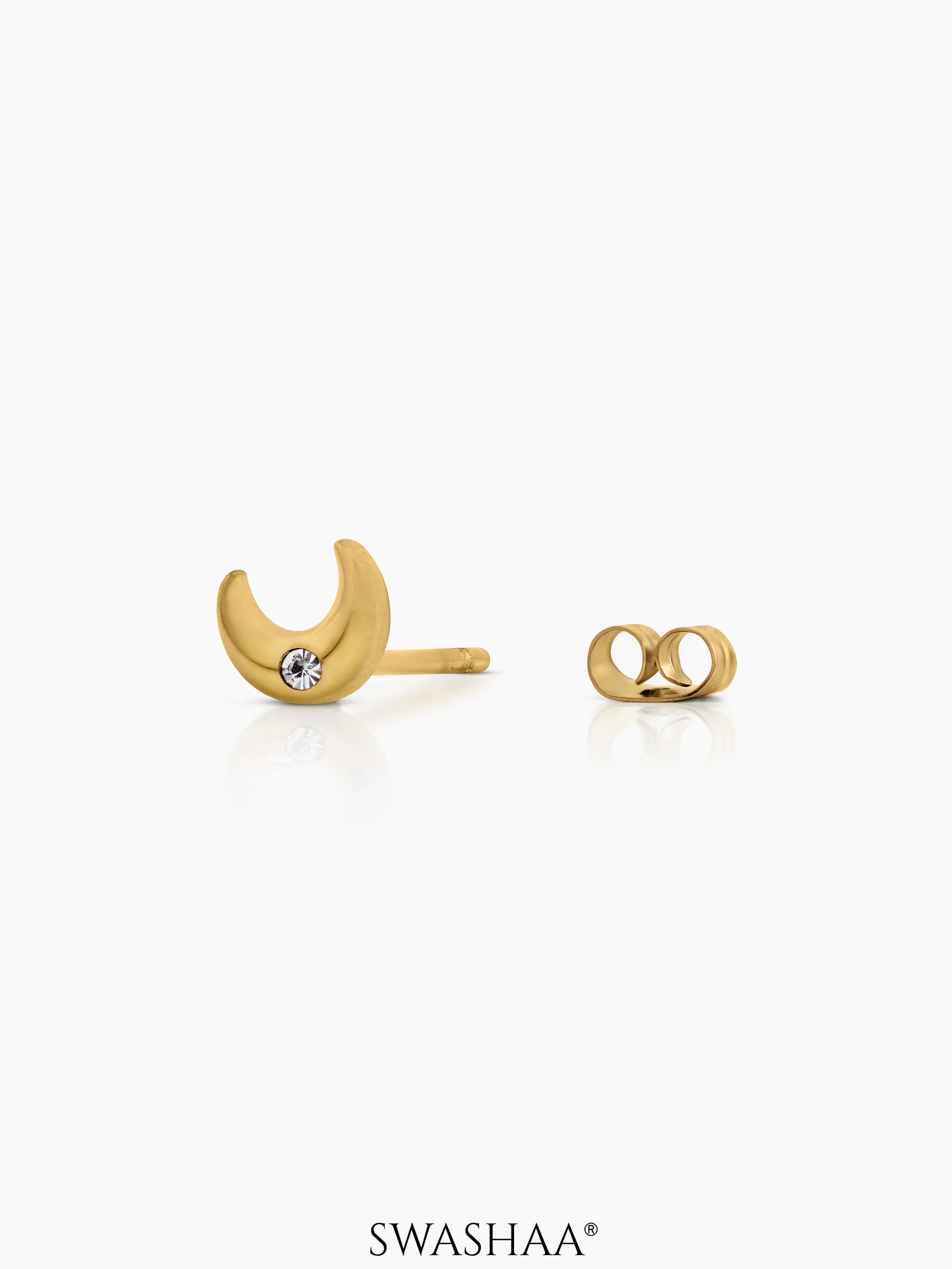 Moonstar Spark 18K Gold Plated Kid's Earrings