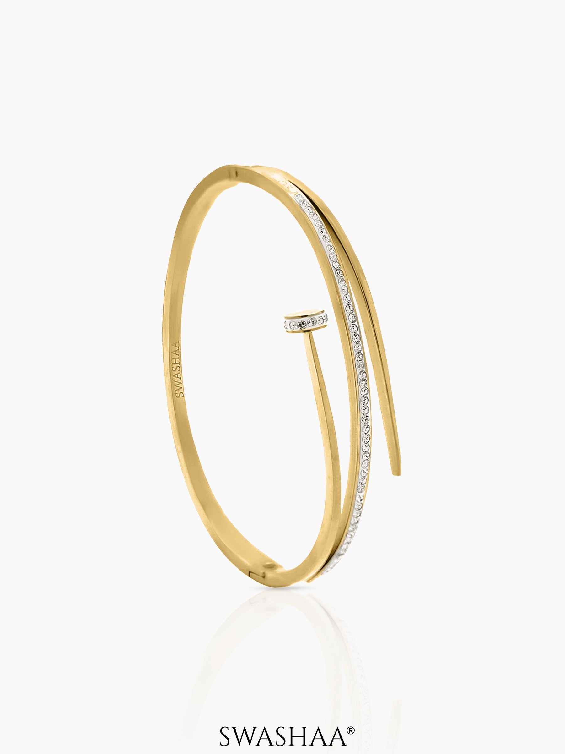 Nail Studded Bracelet 18K Gold