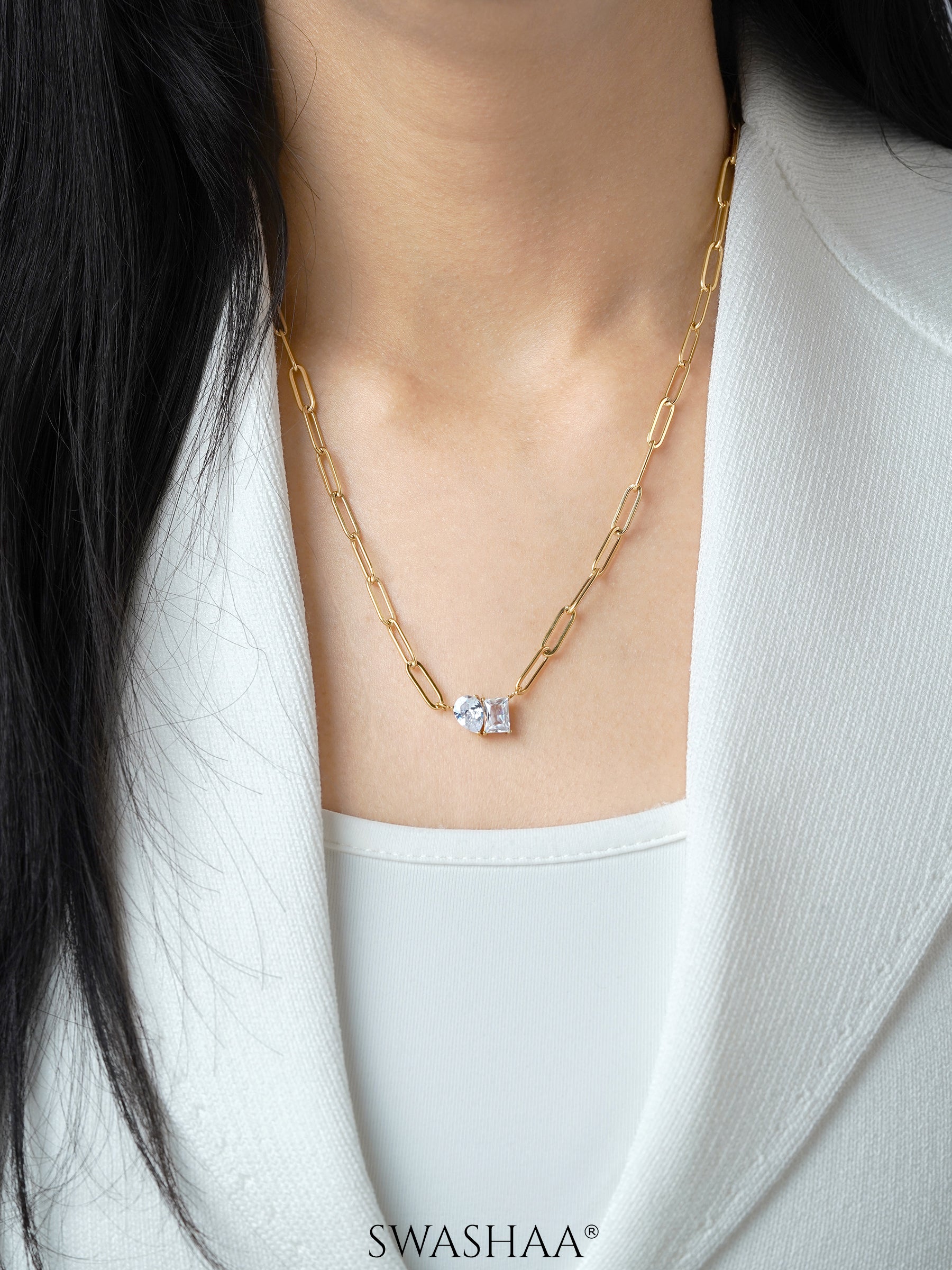 Naila Solitaire Necklace