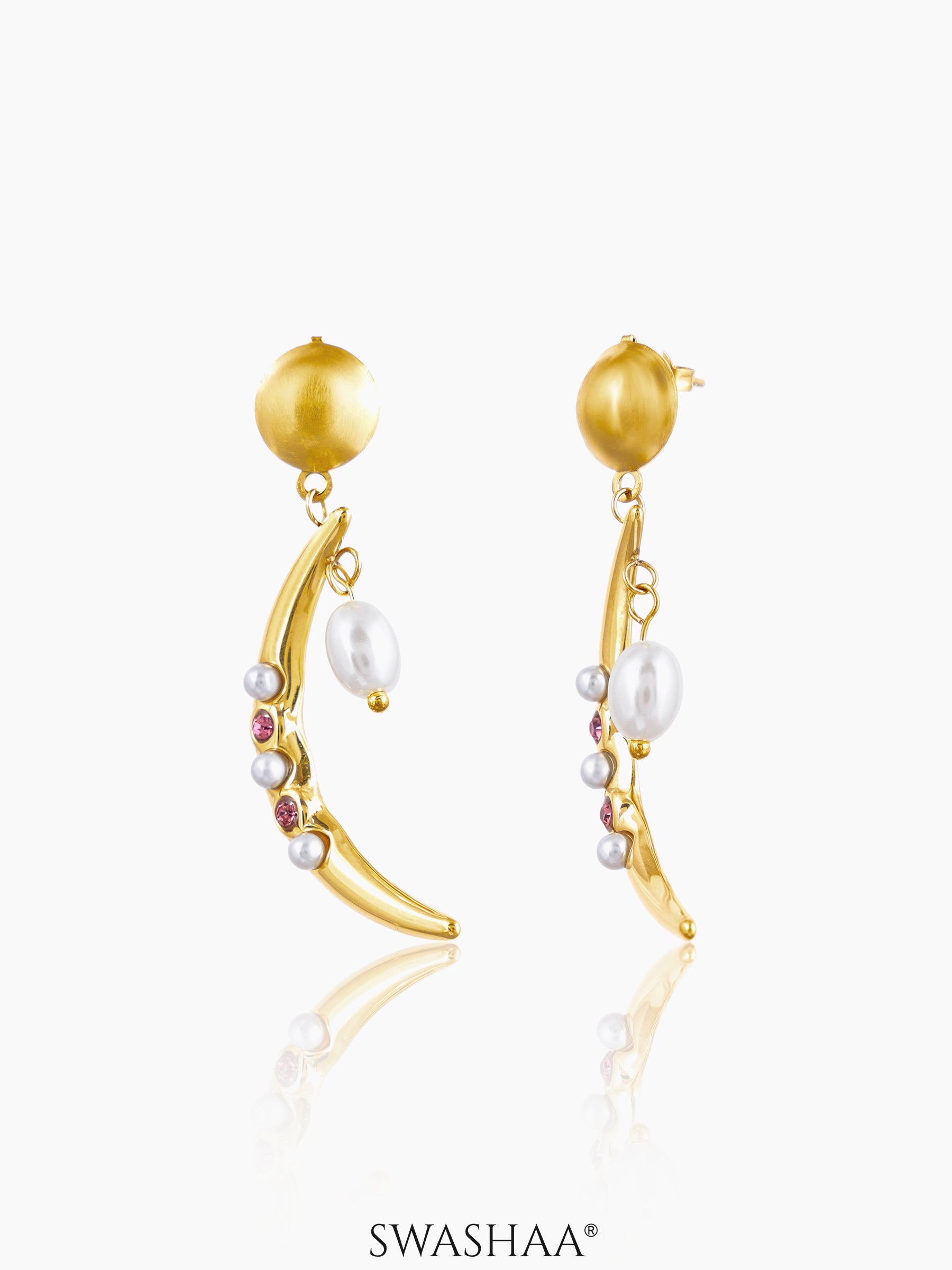 Nash 18K Gold Plated Earrings Gold