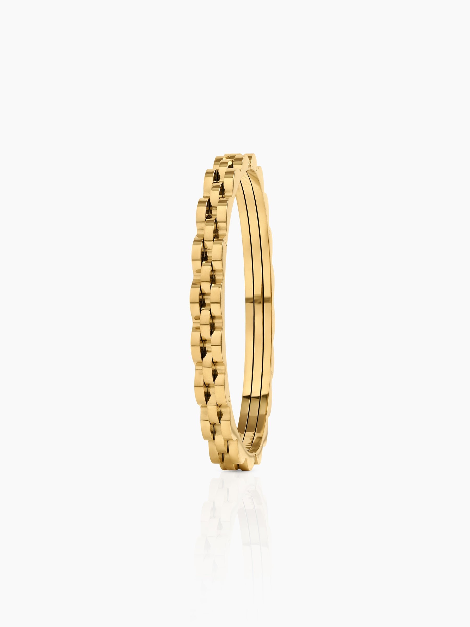 Navika Link 18K Gold Plated Watch Band Bracelet Gold