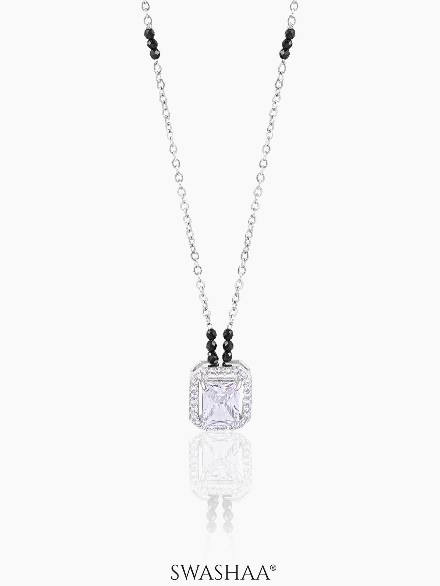 Nayaa Solitaire Silver Mangalsutra Silver