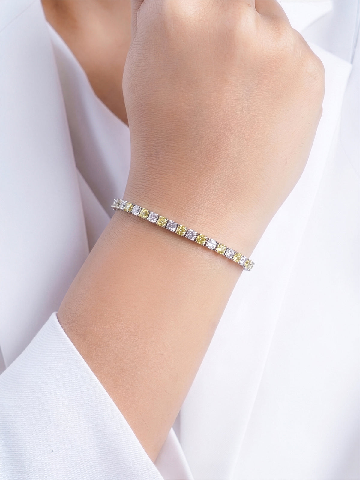 Nayelle Diamond Tennis Women's Bracelet