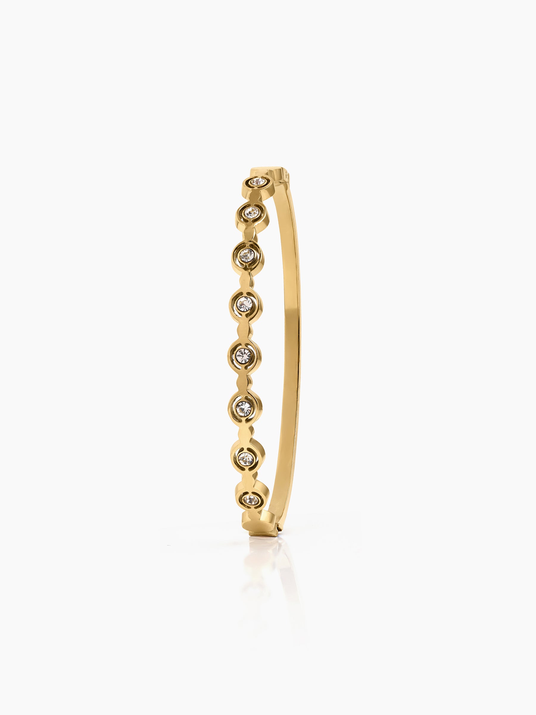 Nerina Diamond 18K Gold Plated Band Bracelet