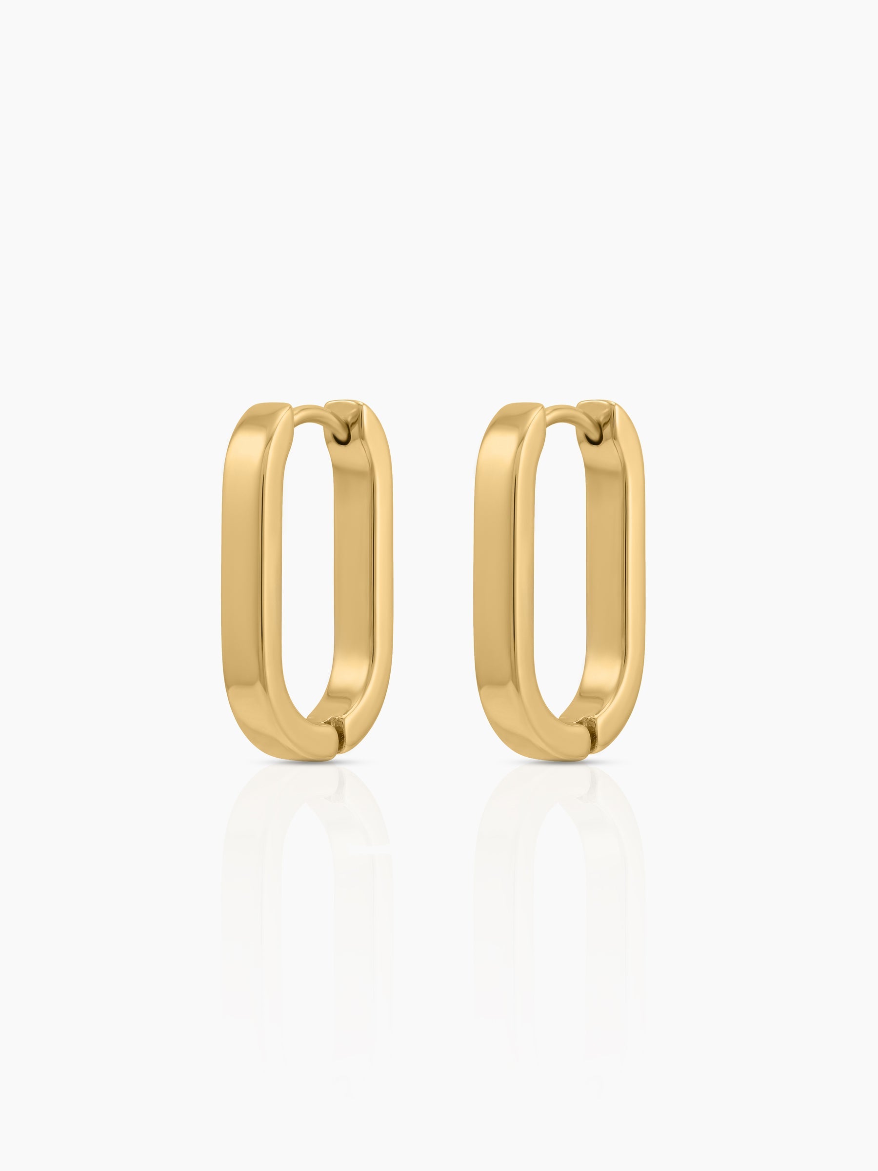 Nerra 18K Gold Plated Women's Hoop Earrings