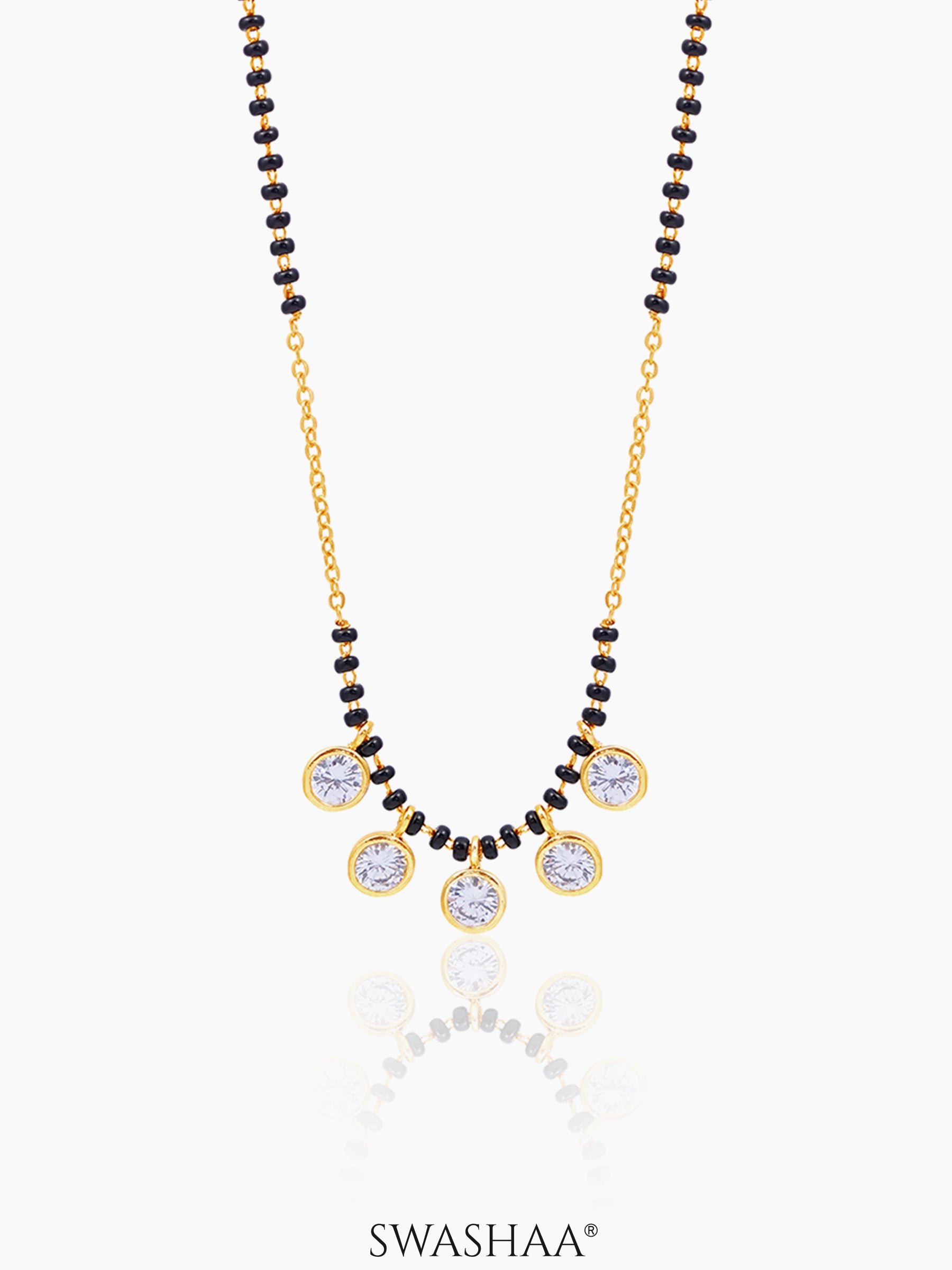 Niraya Diamond 18K Gold Plated Mangalsutra Gold