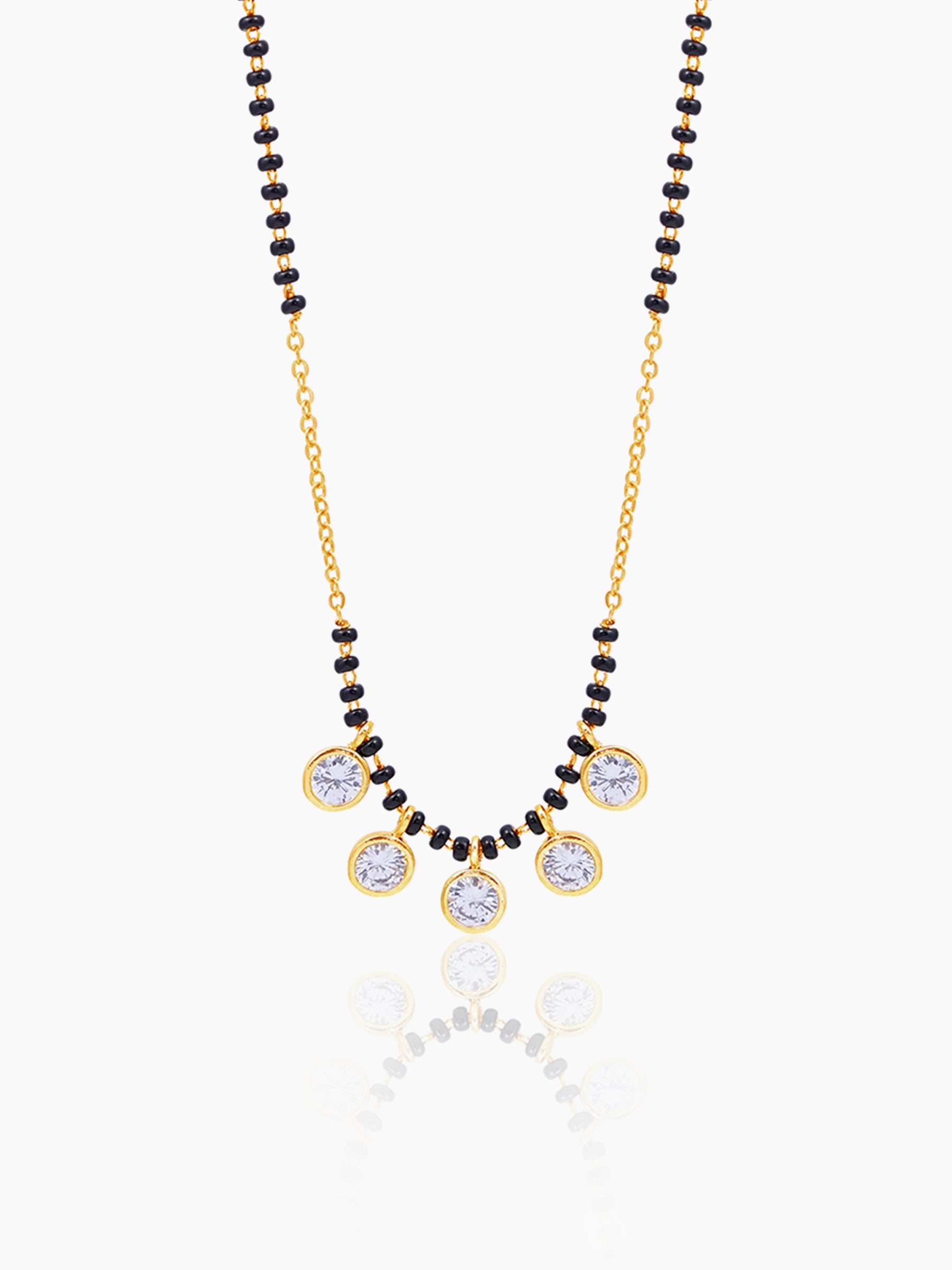 Niraya Diamond 18K Gold Plated Mangalsutra Gold