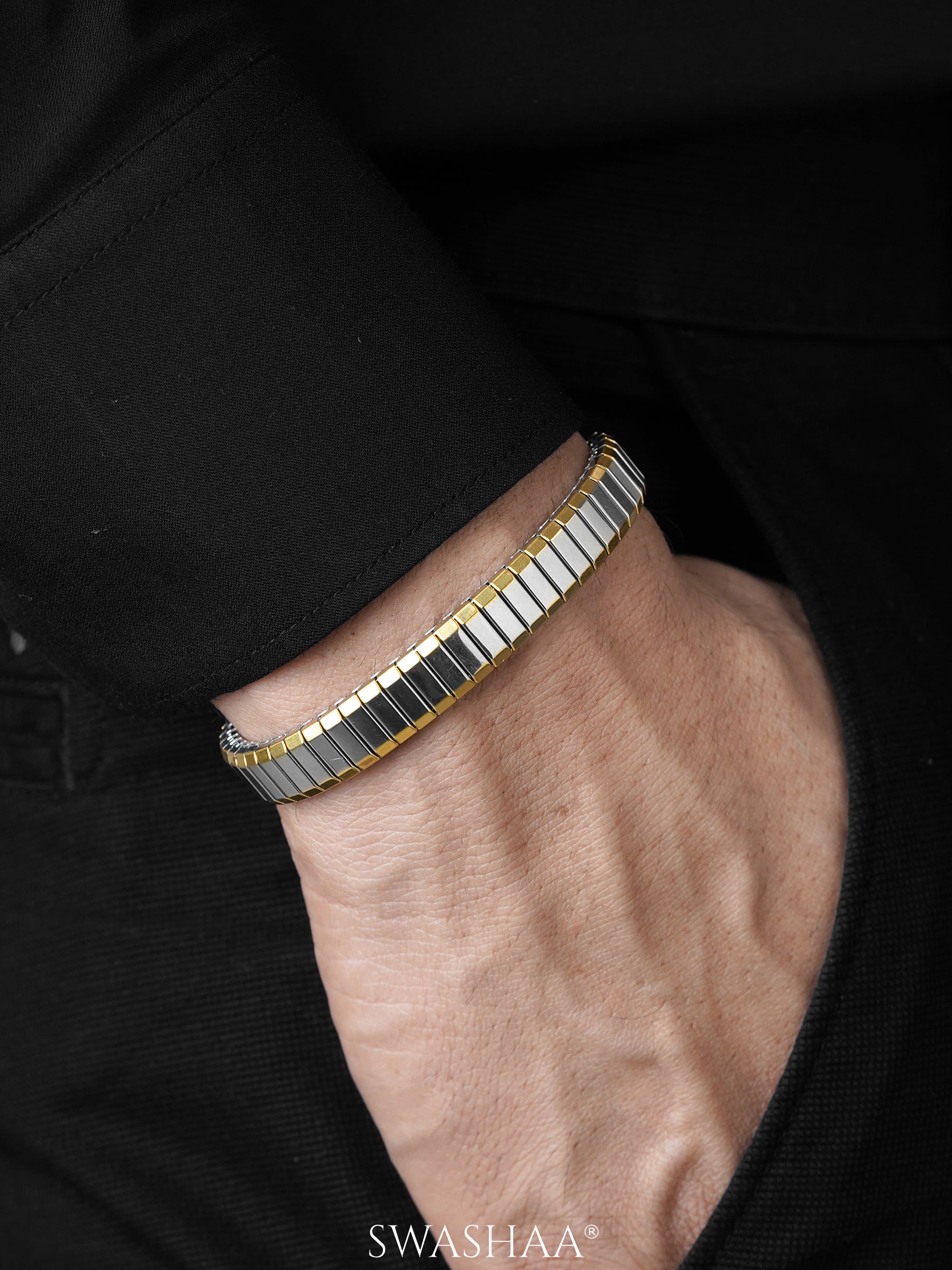 Nirahh Men's Watch Belt Bracelet