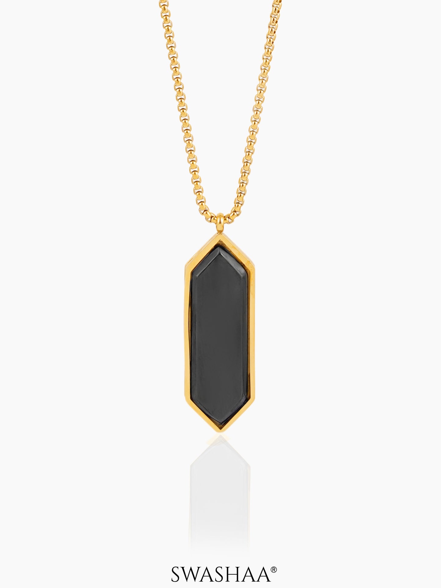 Noble 18K Gold Plated Men's Chain Pendant Gold