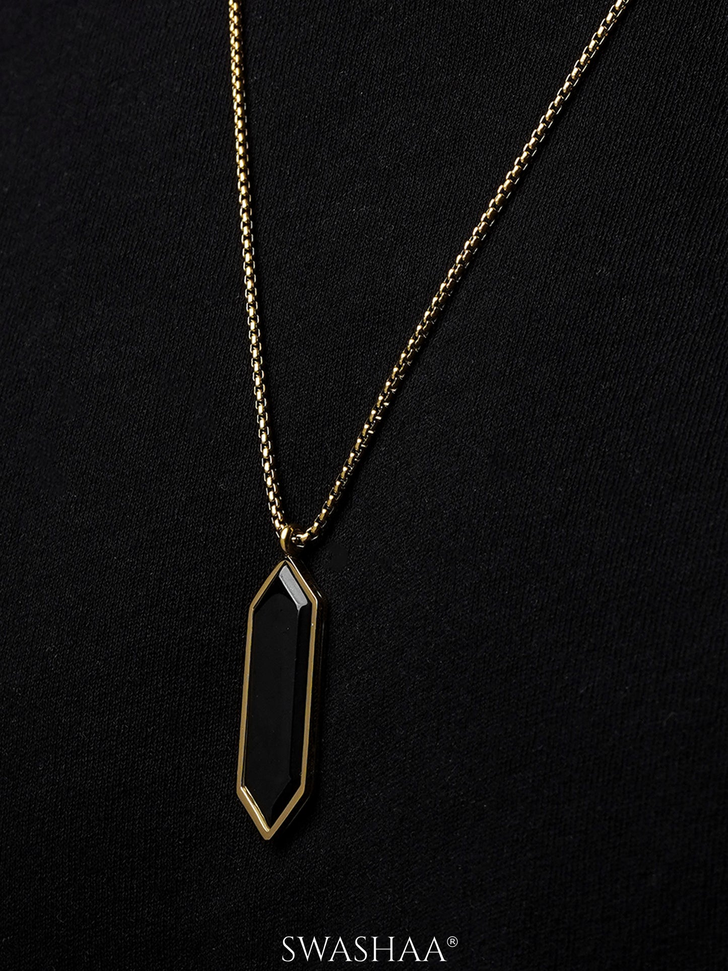Noble 18K Gold Plated Men's Chain Pendant