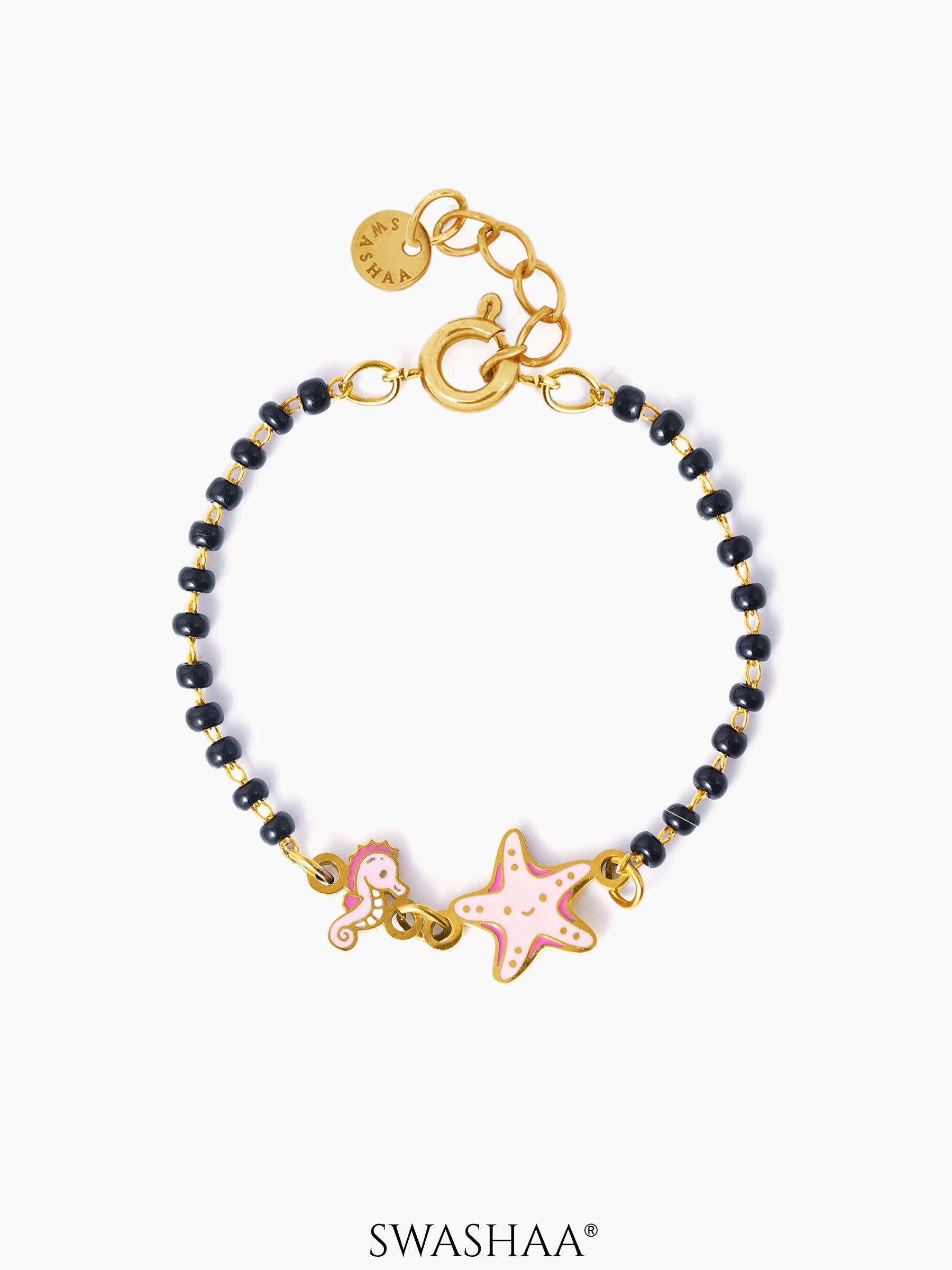 Ocean Dreams 18K Gold Plated Kid's Nazariya Bracelet Gold
