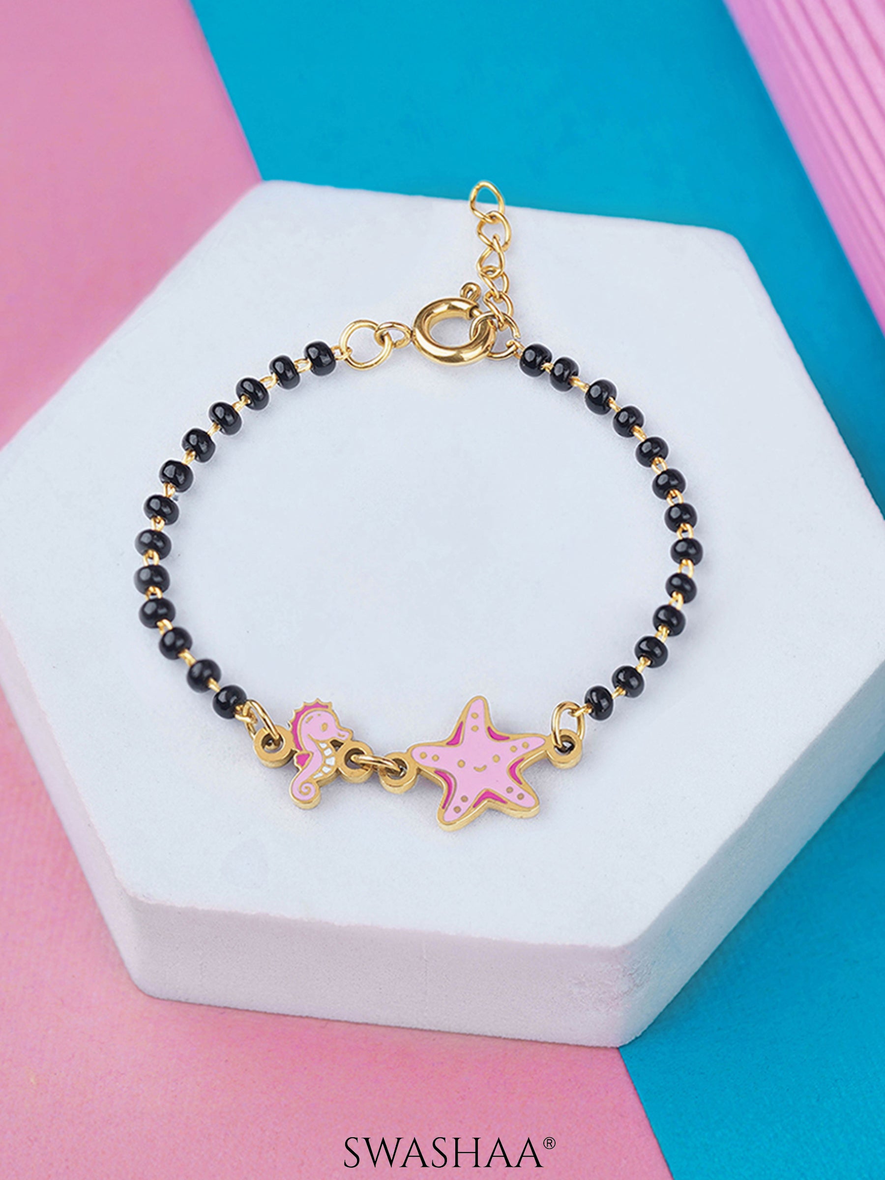 Ocean Dreams 18K Gold Plated Kid's Nazariya Bracelet